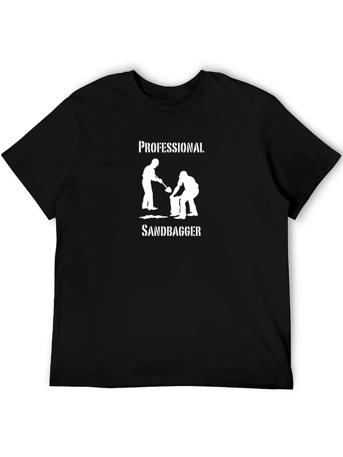 Black Professional Sandbagger Graphic Tee view 5