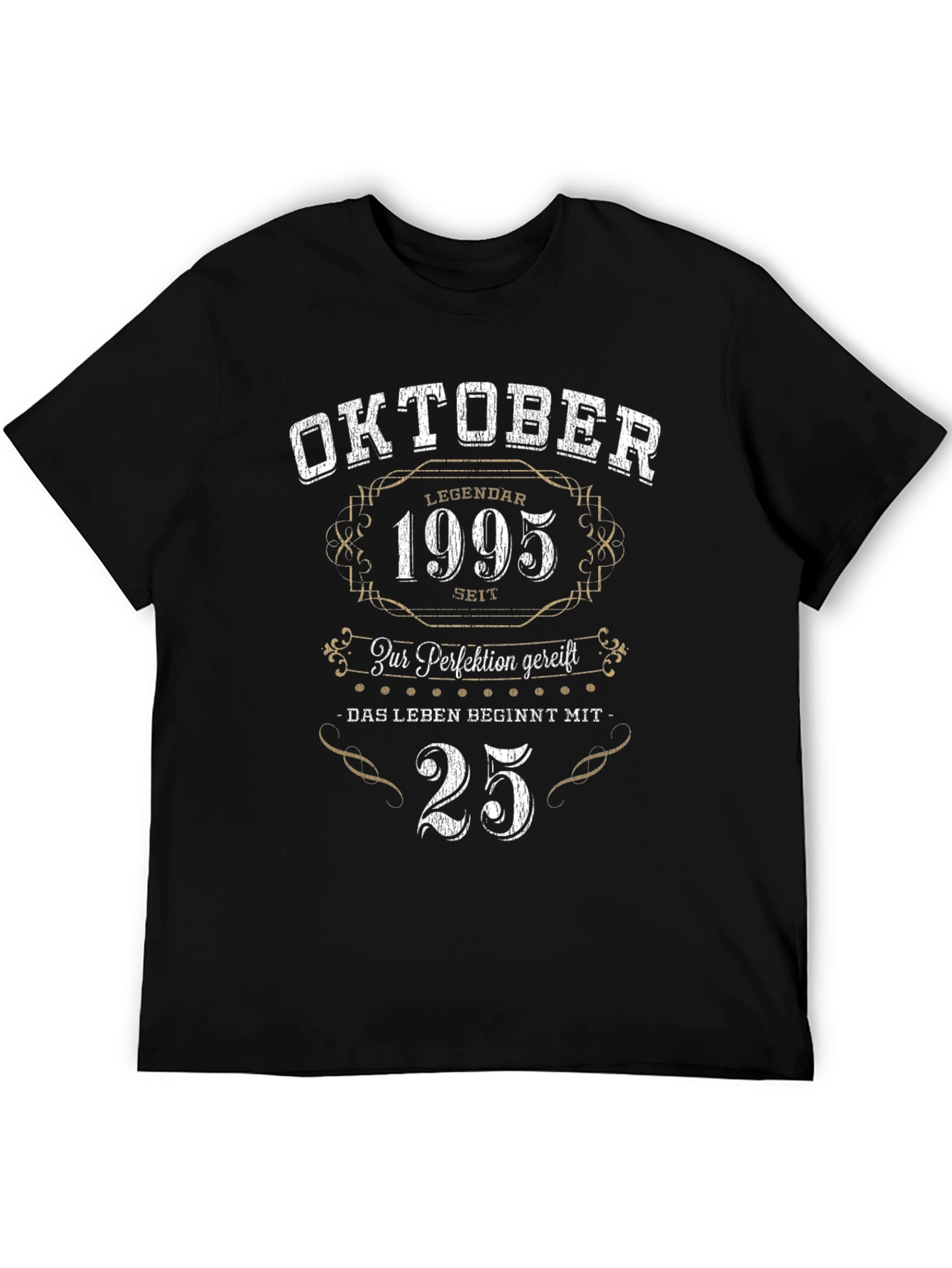 Black Oktober 1995 25th Birthday Legend T-Shirt view 5