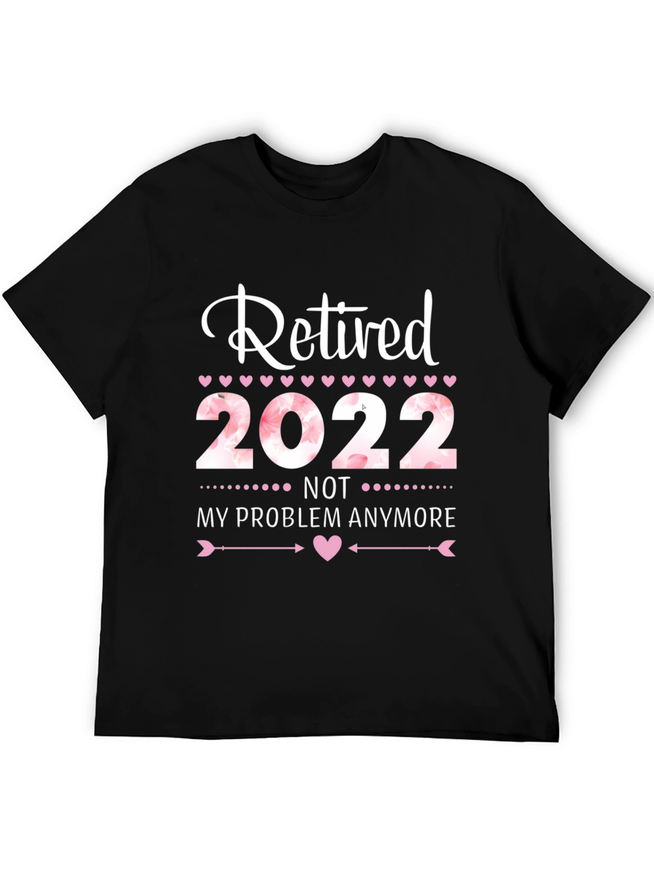 Black Retired 2022 Graphic Tee view 5