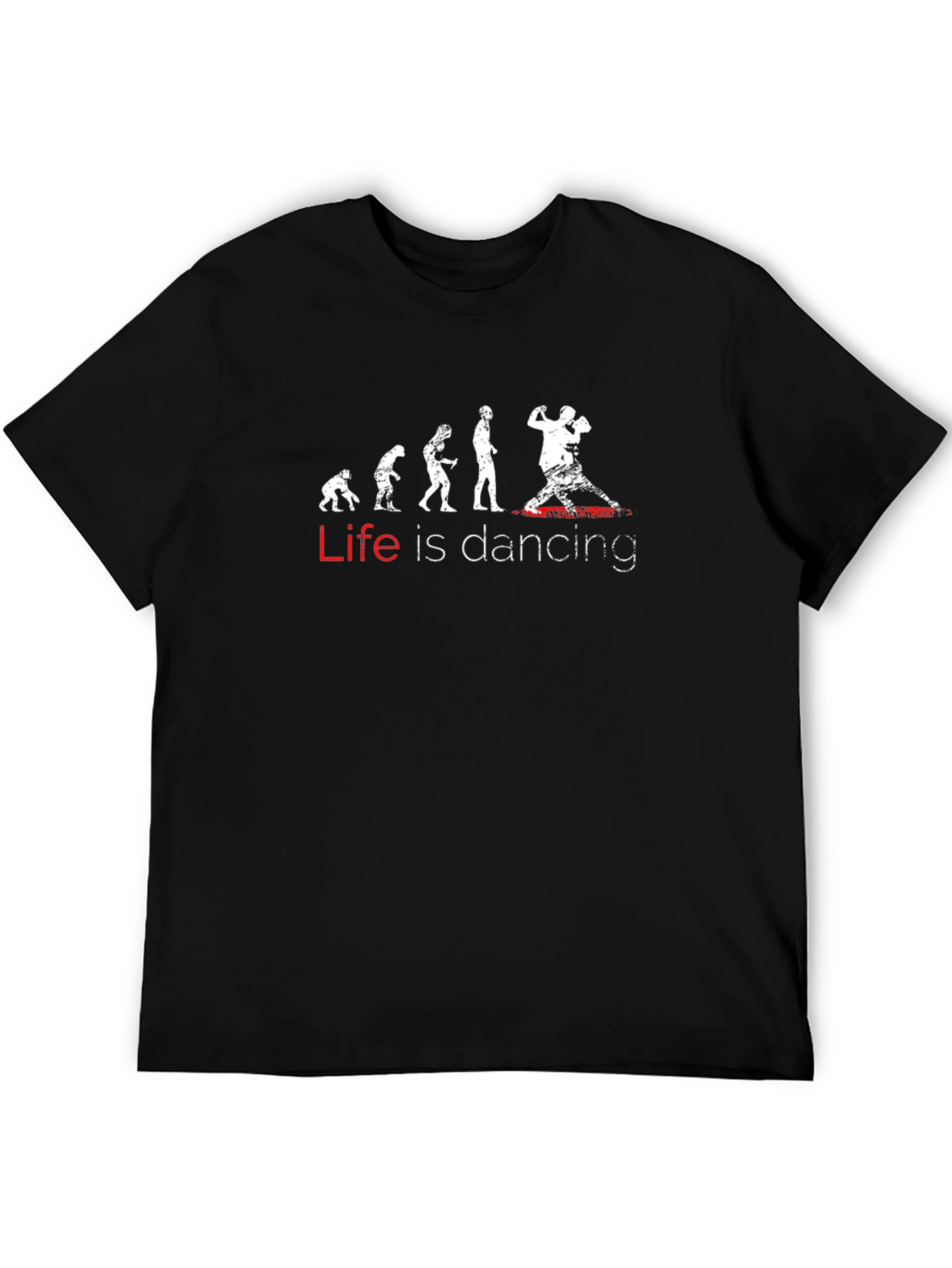 Black Life Is Dancing Evolution T-Shirt view 5