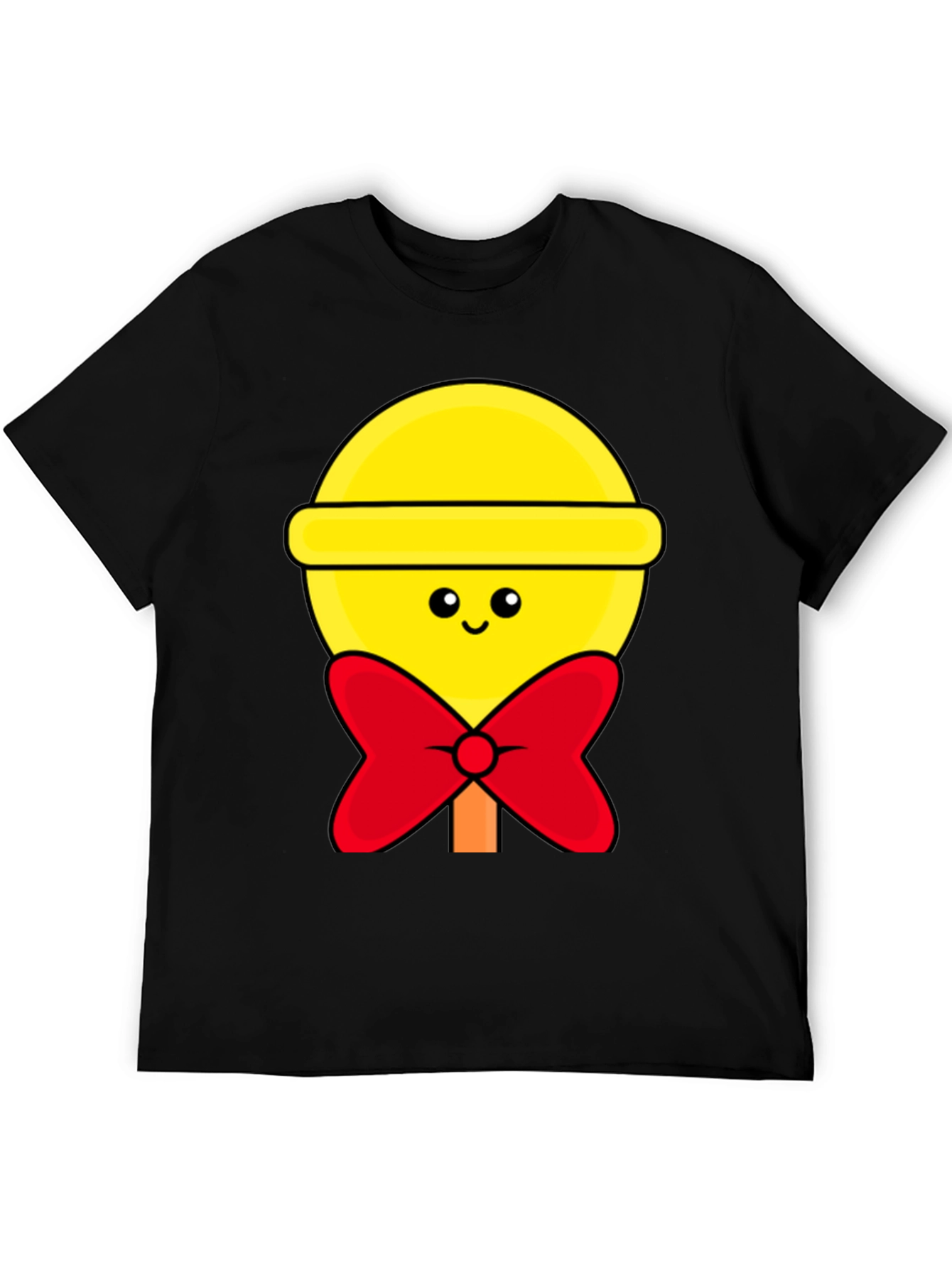 Black Cute Lollipop Graphic Tee - Sweet Style view 5