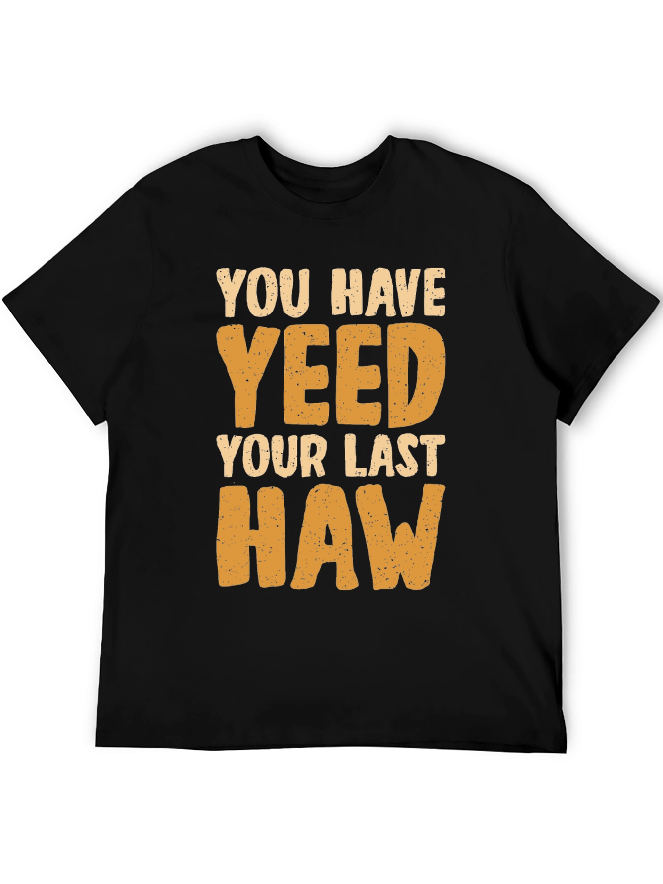 Black You Have Yeeted Your Last Haw Funny T-Shirt view 5