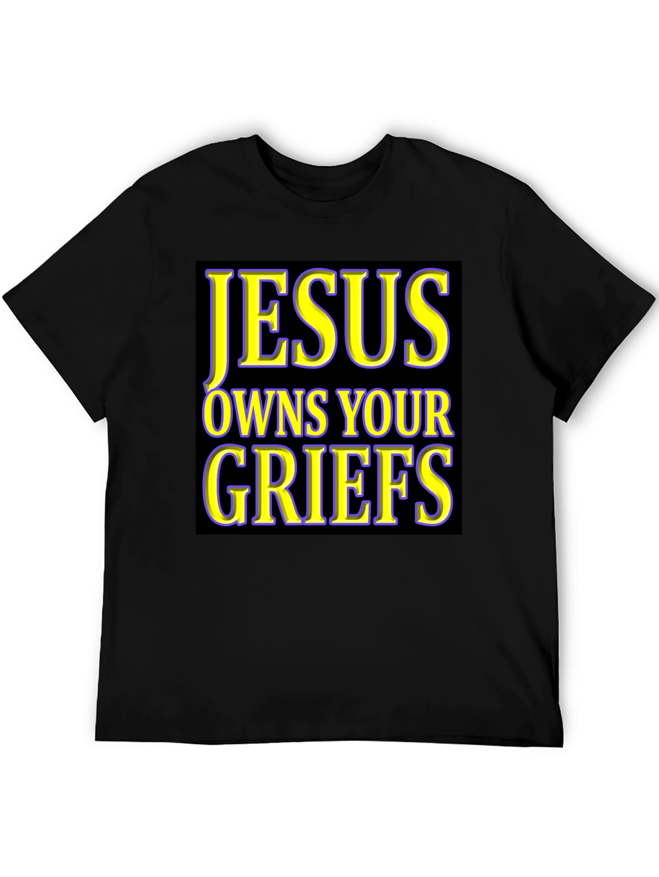 Black Jesus Owns Your Griefs T-Shirt view 5