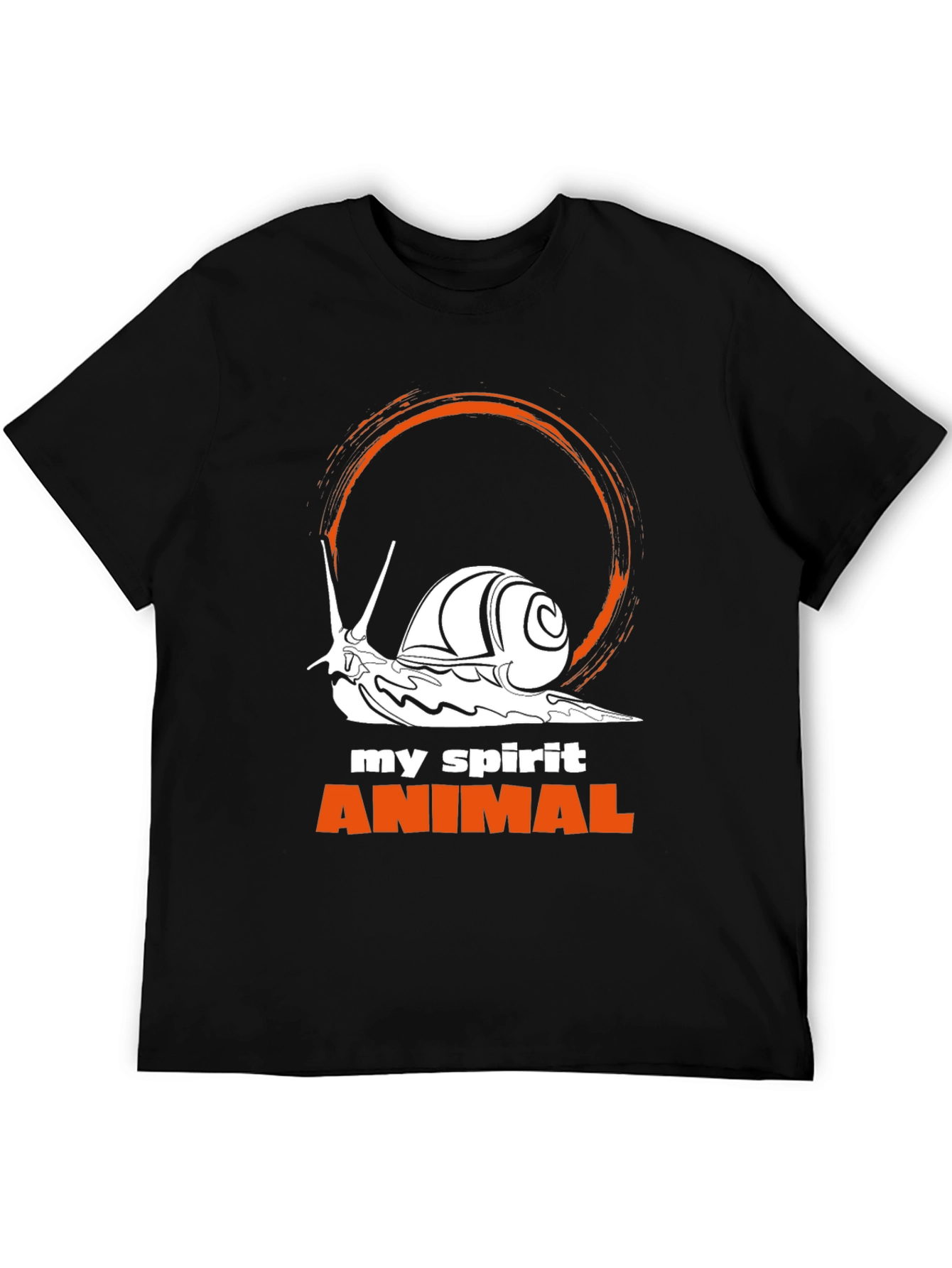 Black Snail Spirit Animal Graphic Tee - Unique Design, Stylish Comfort view 5
