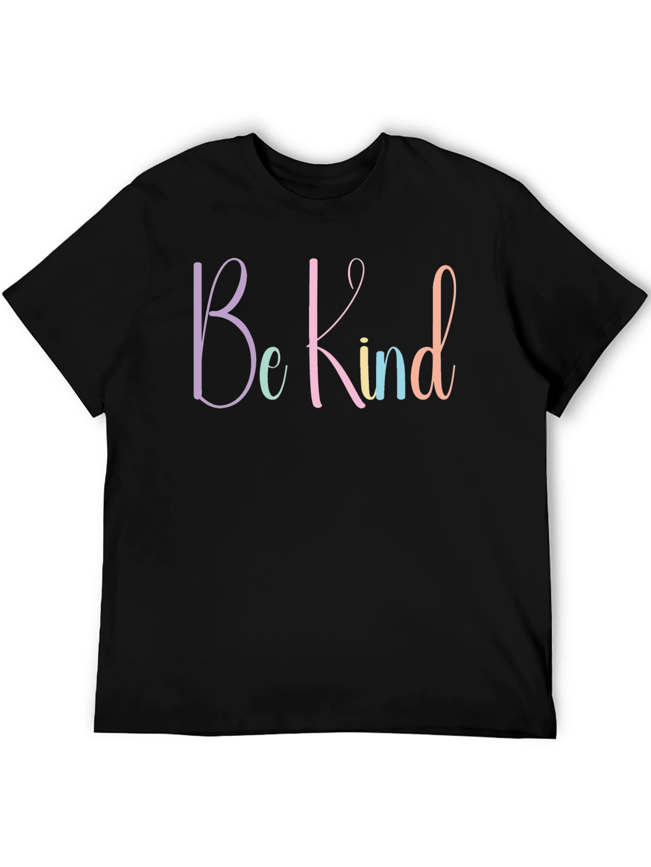 Black Be Kind Graphic Tee - Unisex Soft Cotton T-Shirt view 5