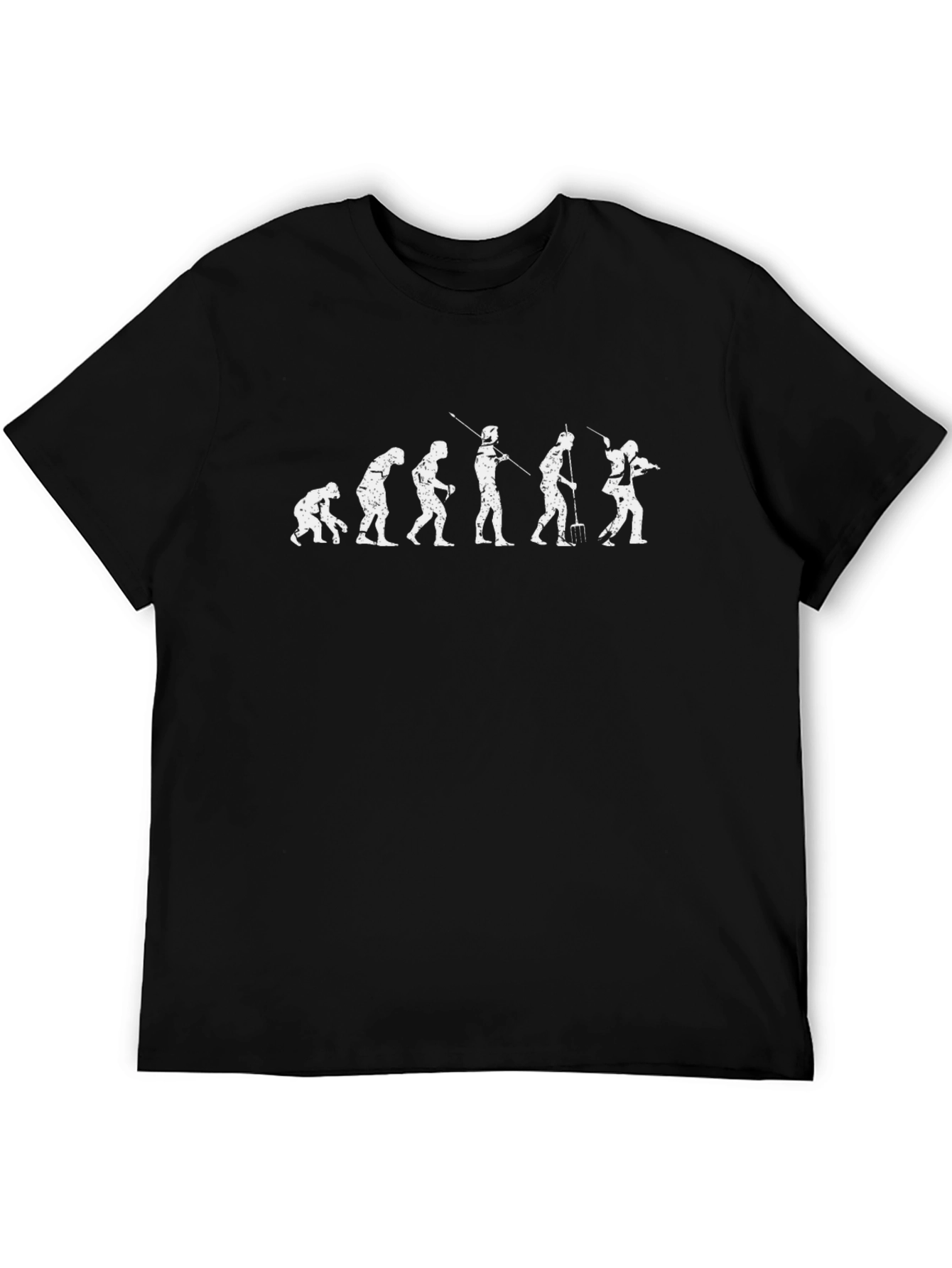 Black Evolution of Snowboarding Black T-Shirt view 5
