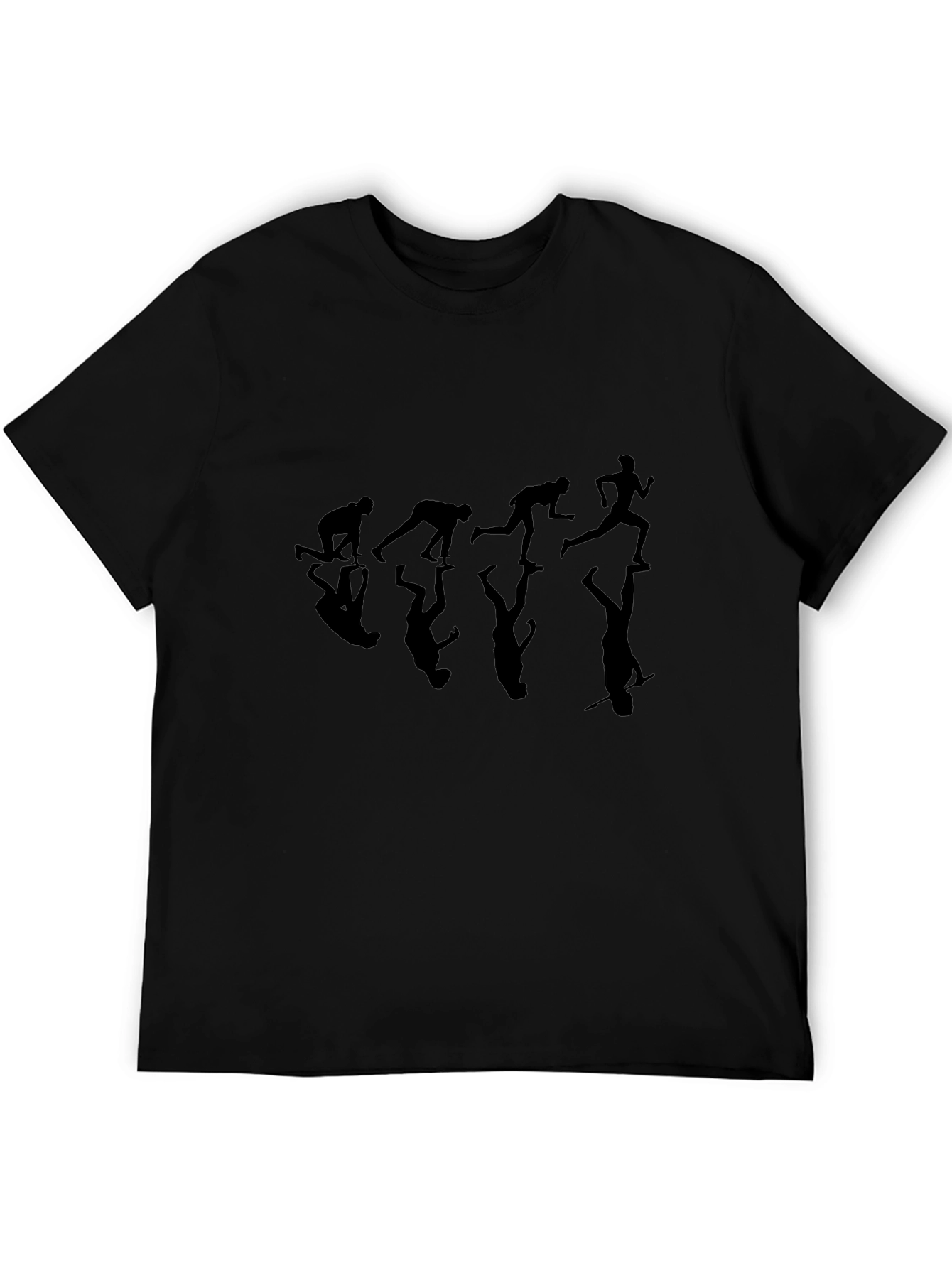 Black Evolution of a Runner Black T-Shirt view 5