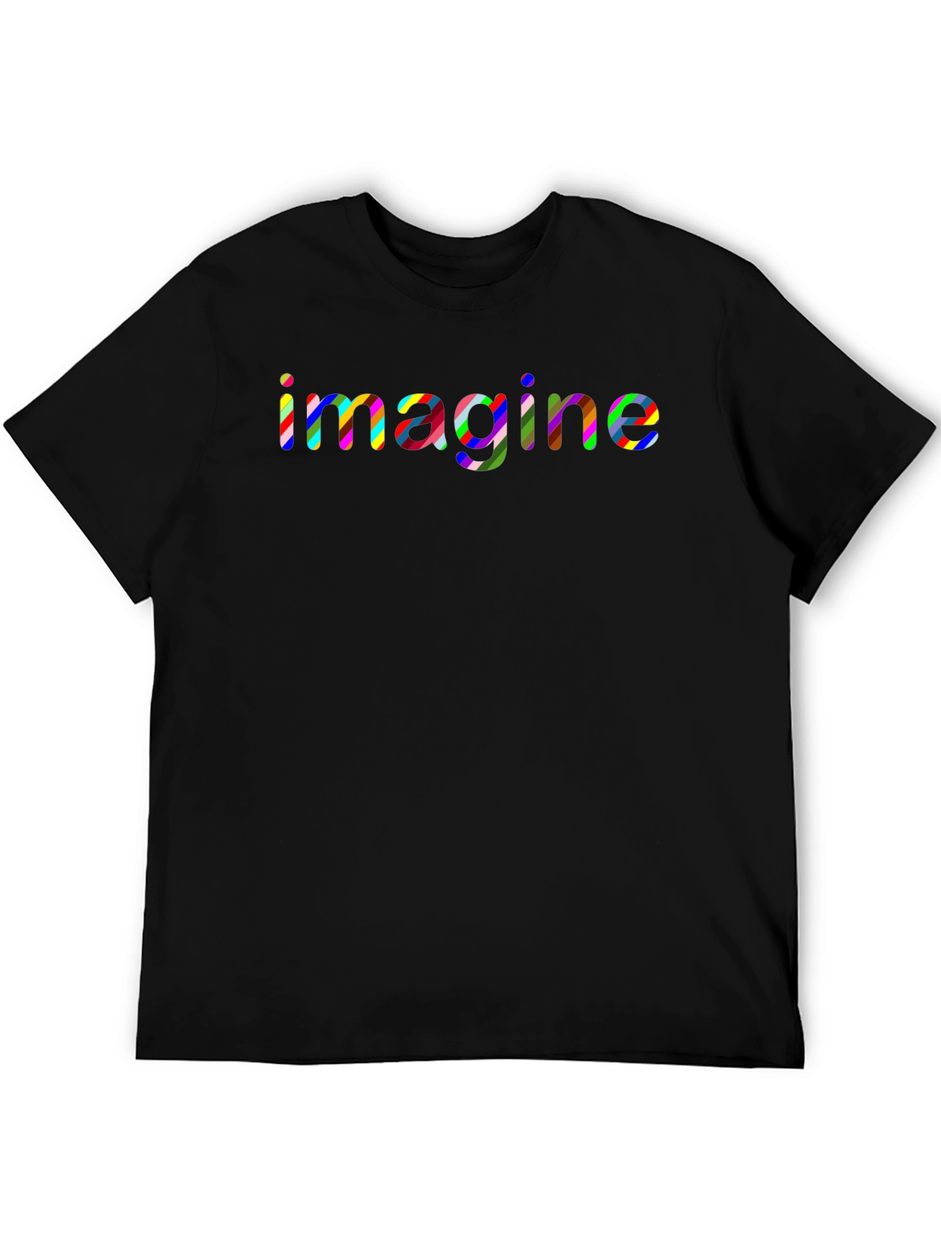 Black Imagine Graphic Tee - Soft Cotton Unisex T-Shirt view 5