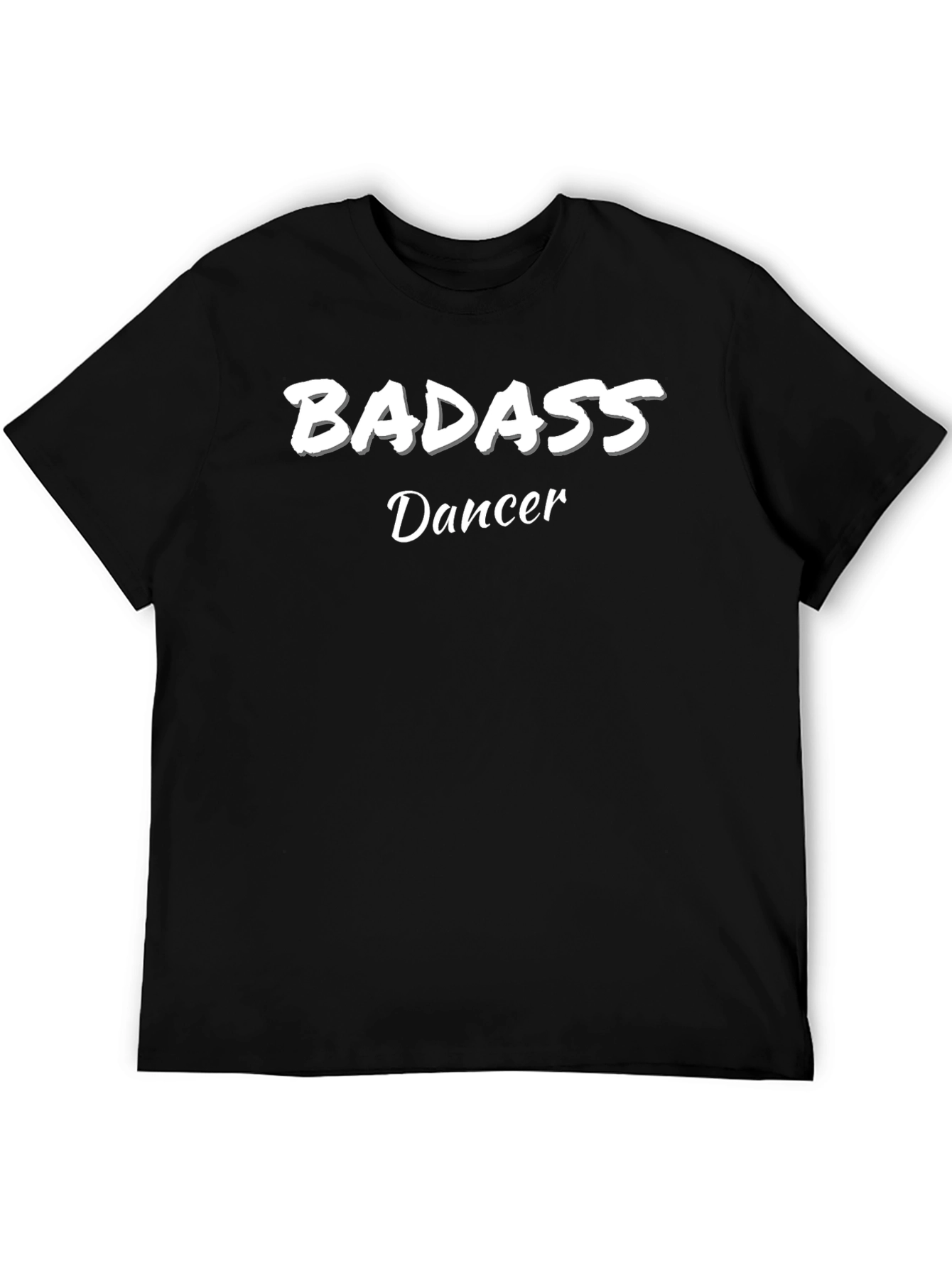 Black Badass Dancer Black T-Shirt view 5