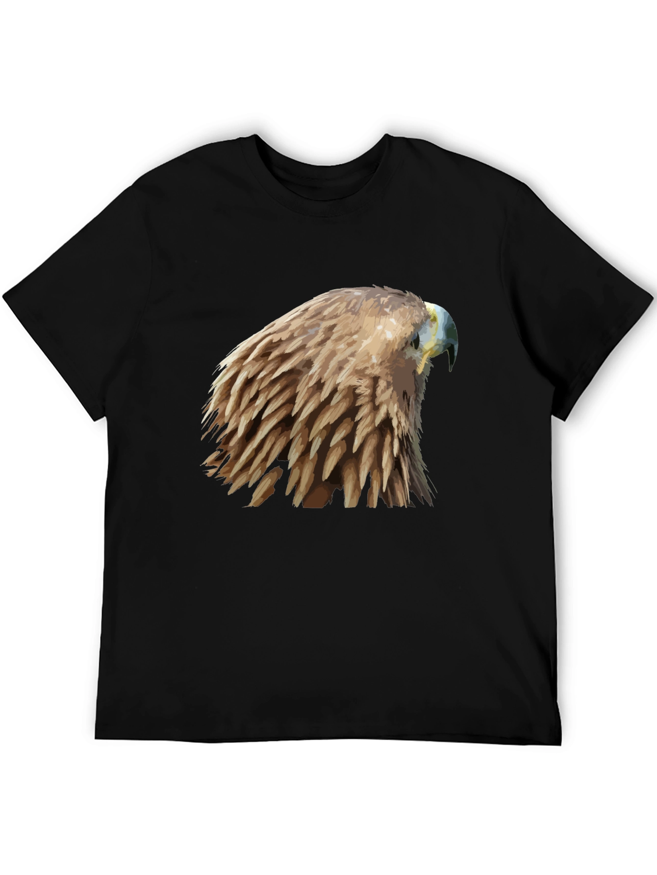 Black Eagle Graphic T-Shirt - Unique Bird Design view 5