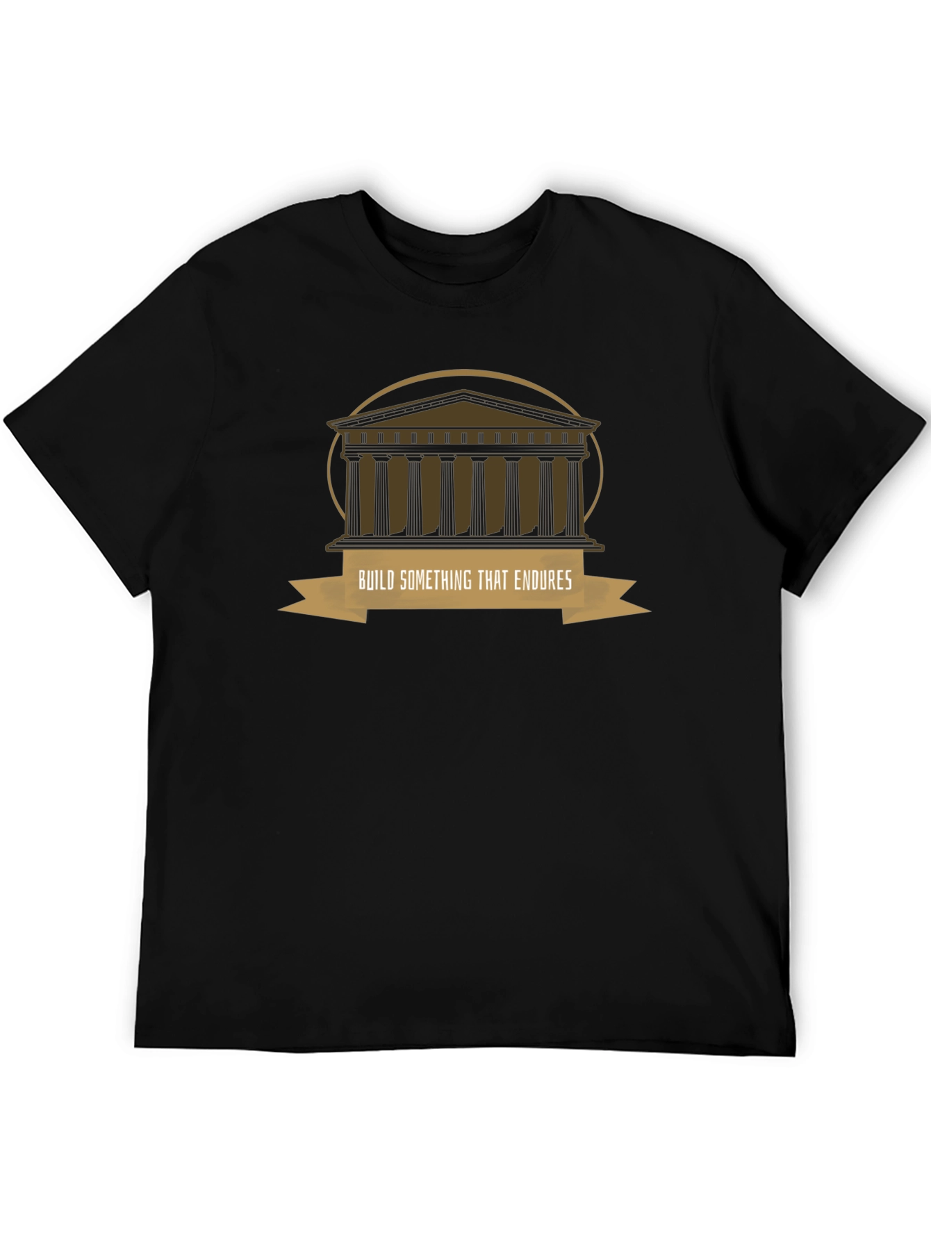 Black Enduring Architecture T-Shirt: Build to Last view 5