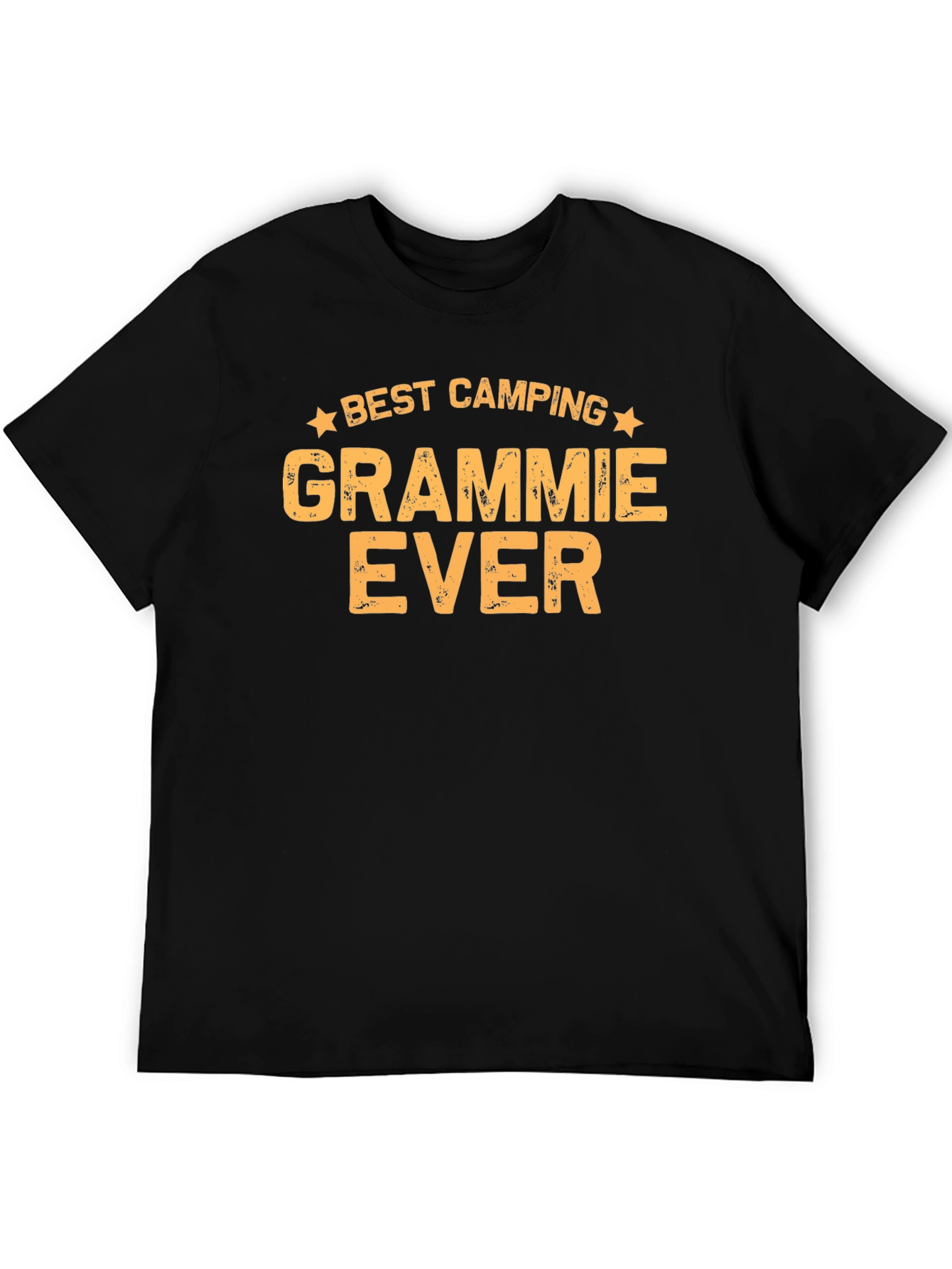 Black Best Camping Grammie Ever T-Shirt view 5