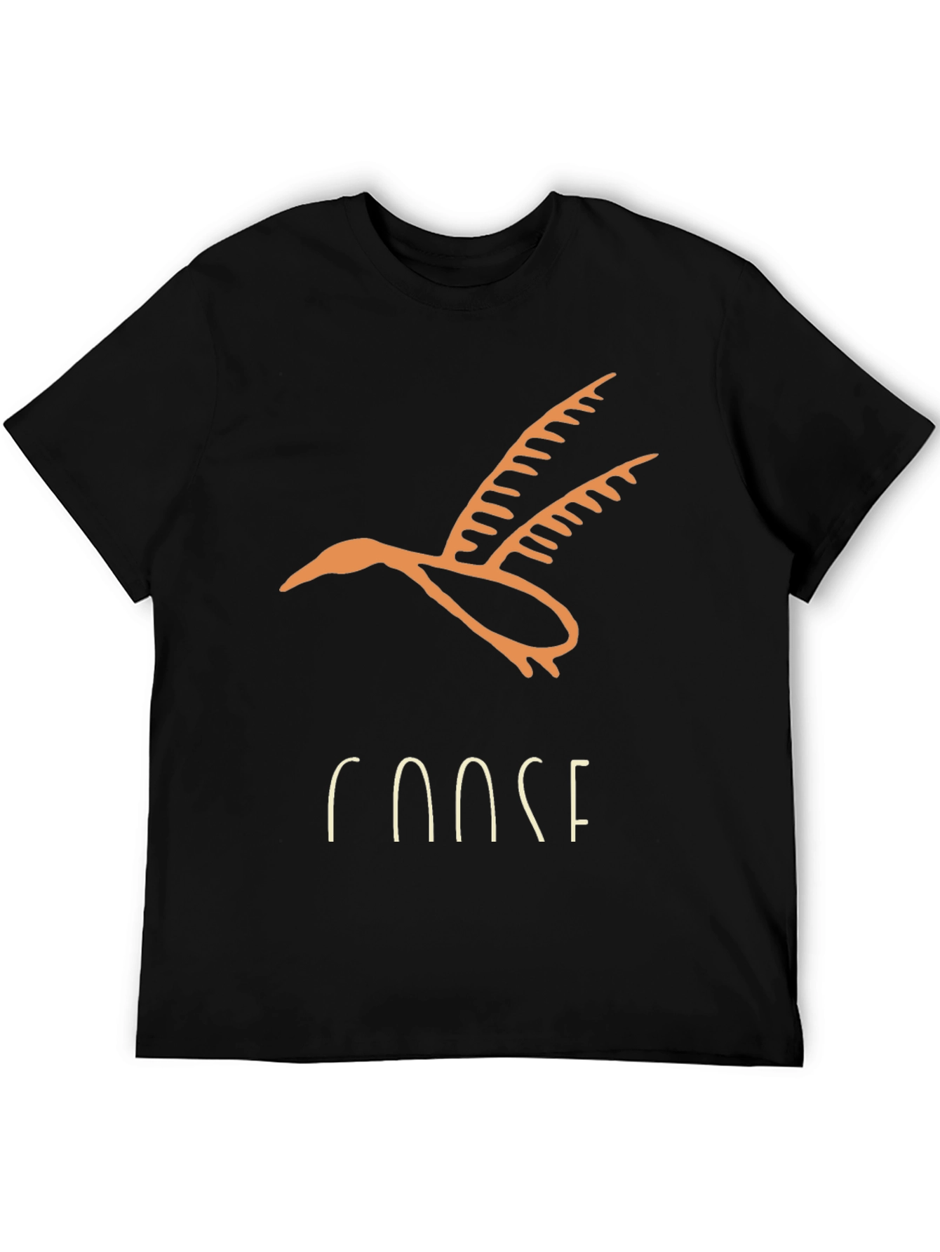 Goose Graphic Tee - Black Unisex T-Shirt - 5