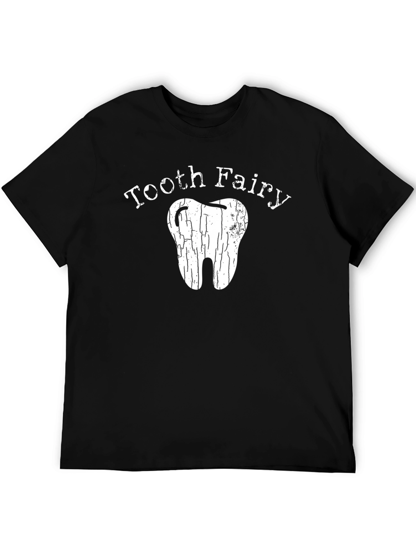 Black Tooth Fairy Graphic Tee - Black Cotton T-Shirt view 5