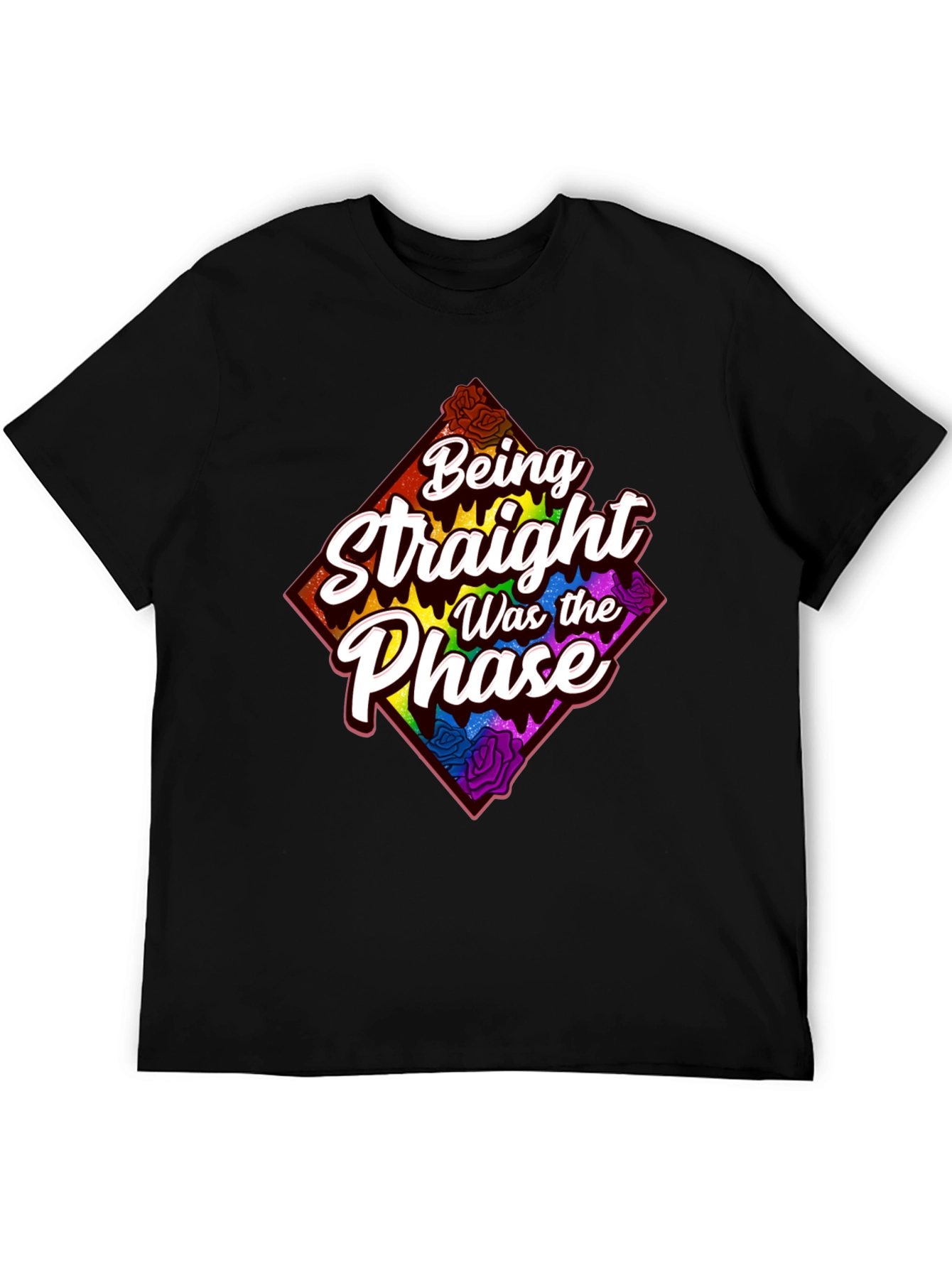 Black Being Straight Was the Phase Graphic Tee view 5