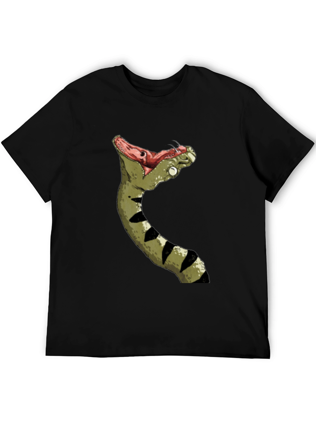 Black Snake Graphic Tee - Bold Statement Shirt view 5