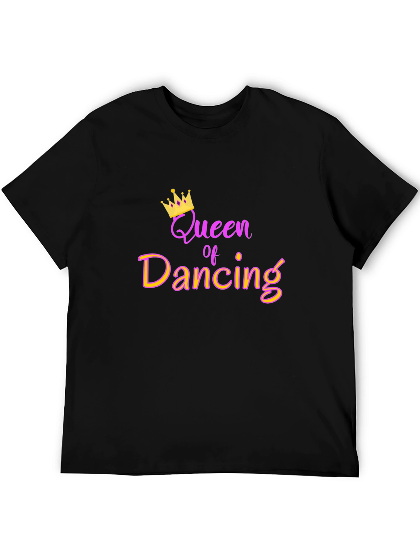 Black Queen of Dancing Black T-Shirt view 5