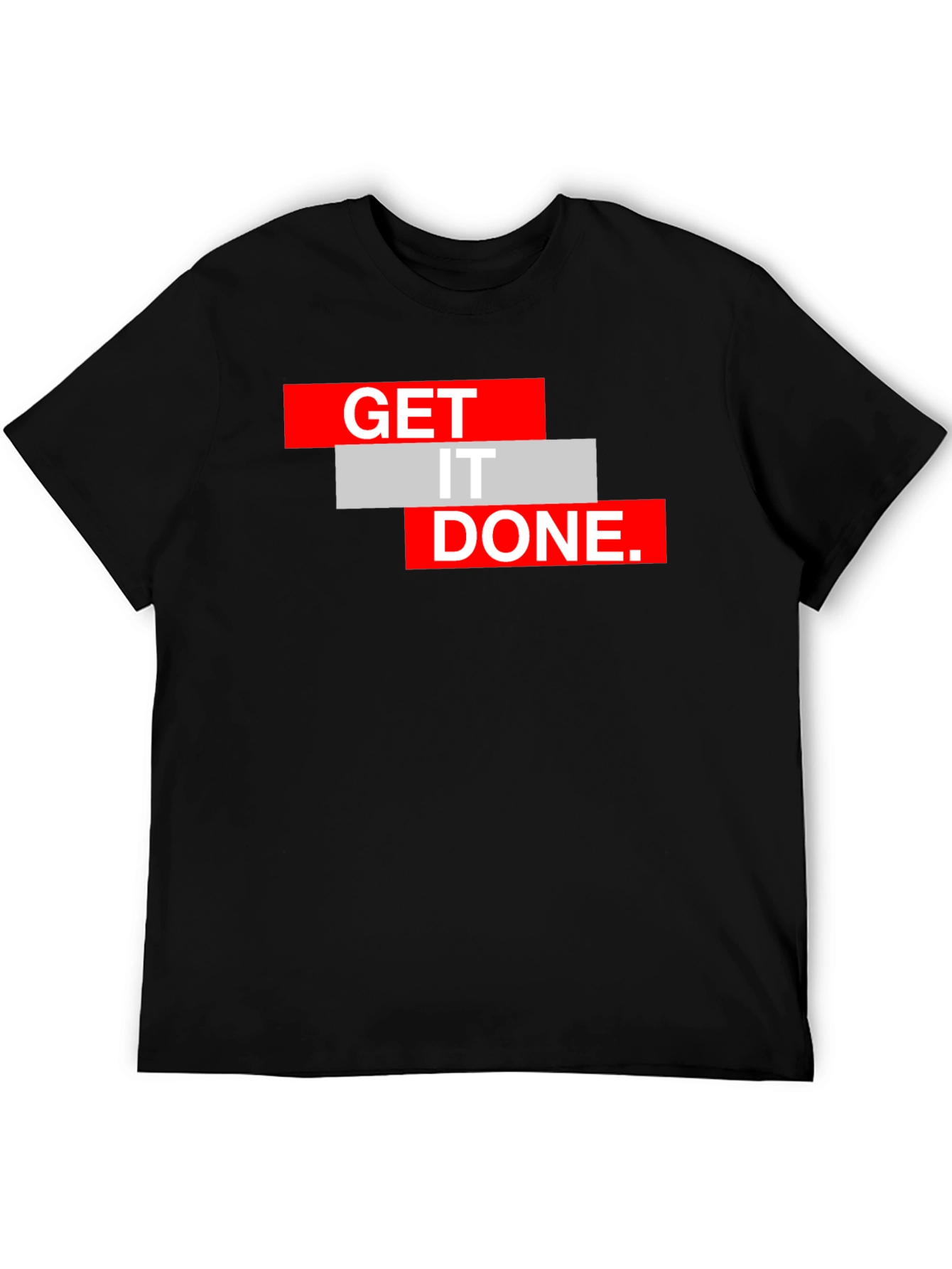 Black Get It Done Black Graphic Tee view 5