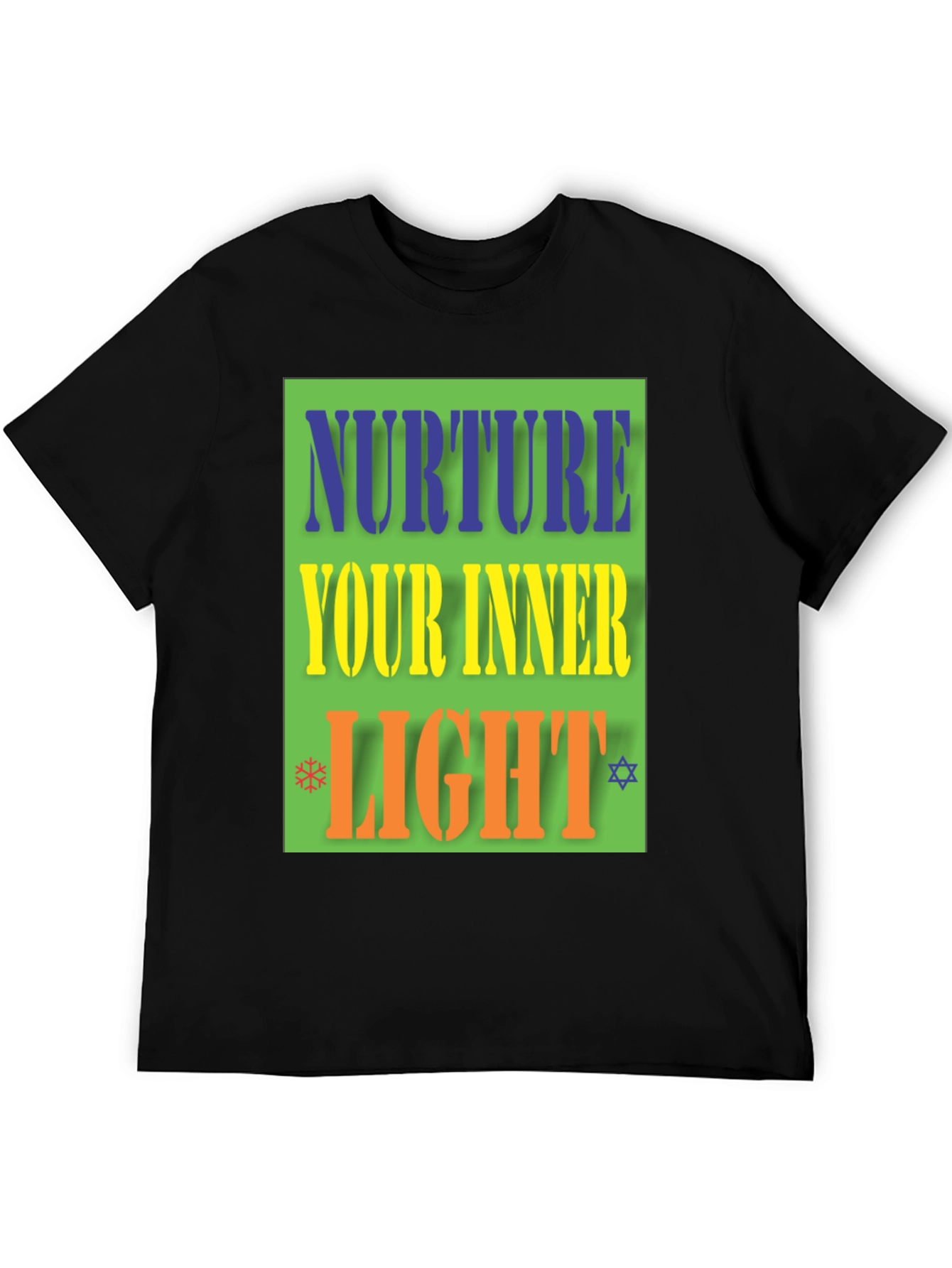 Black Nurture Your Inner Light Graphic Tee view 5