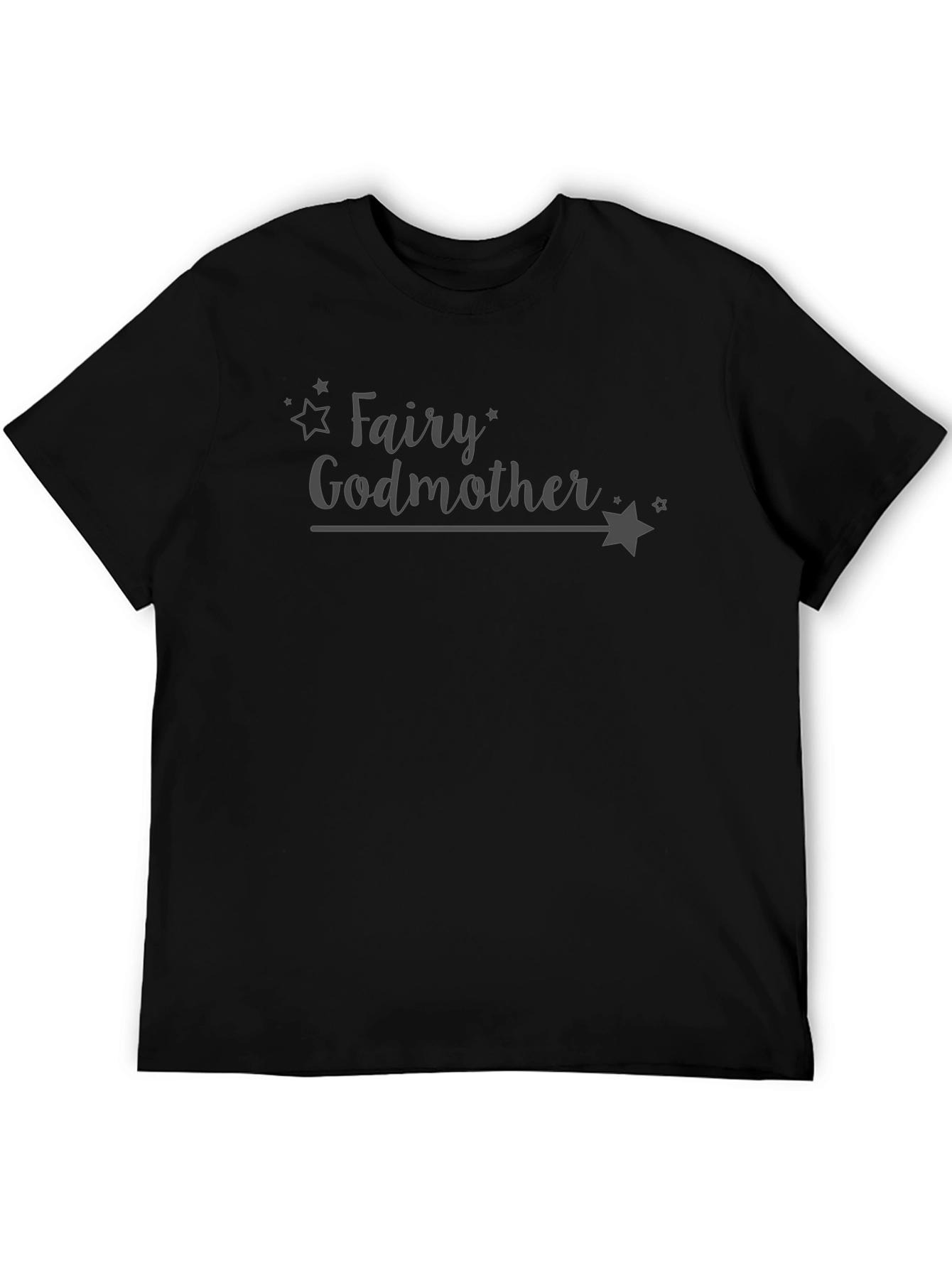 Black Fairy Godmother T-Shirt - Magical Graphic Tee view 5