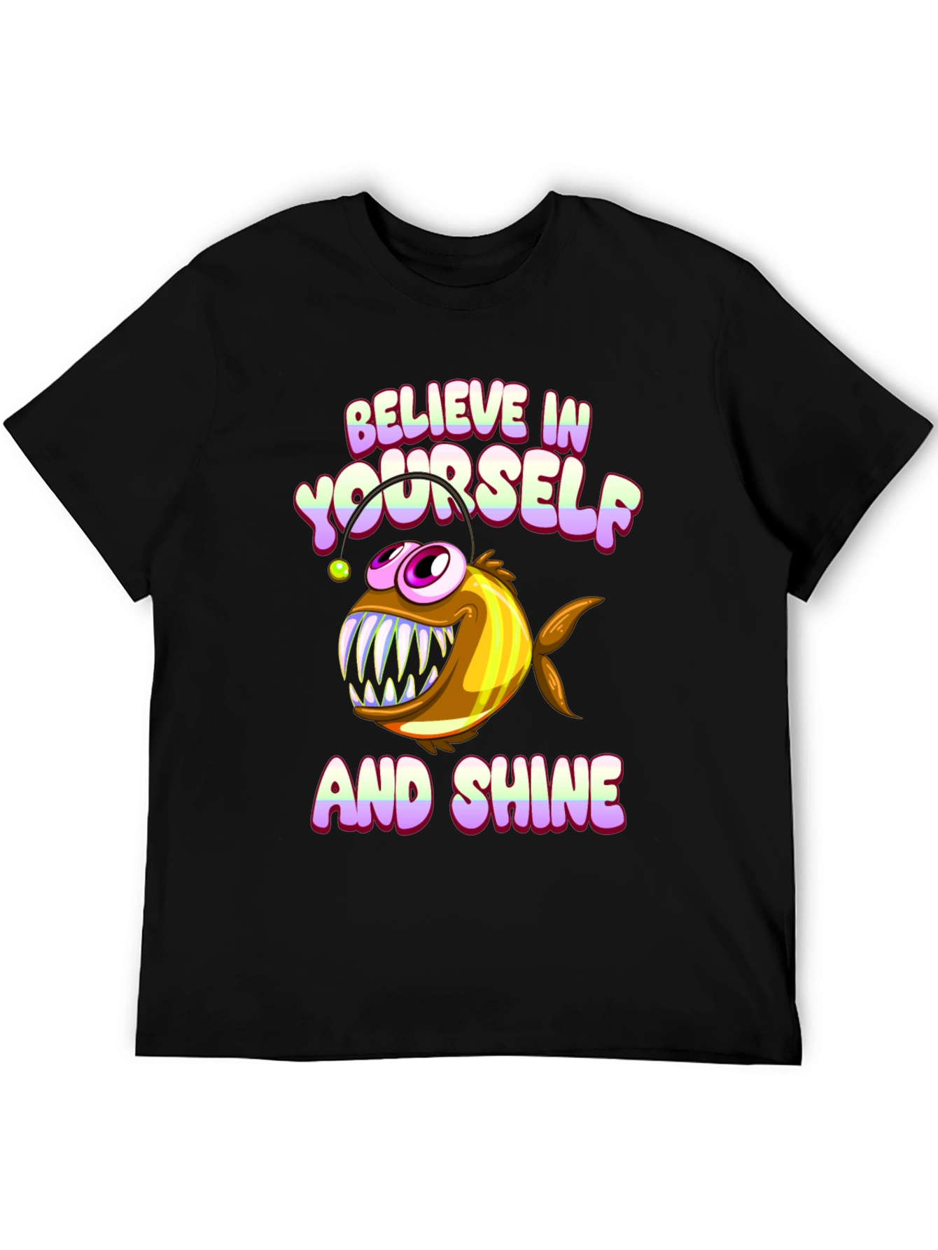 Black Believe Anglerfish Graphic Tee view 5