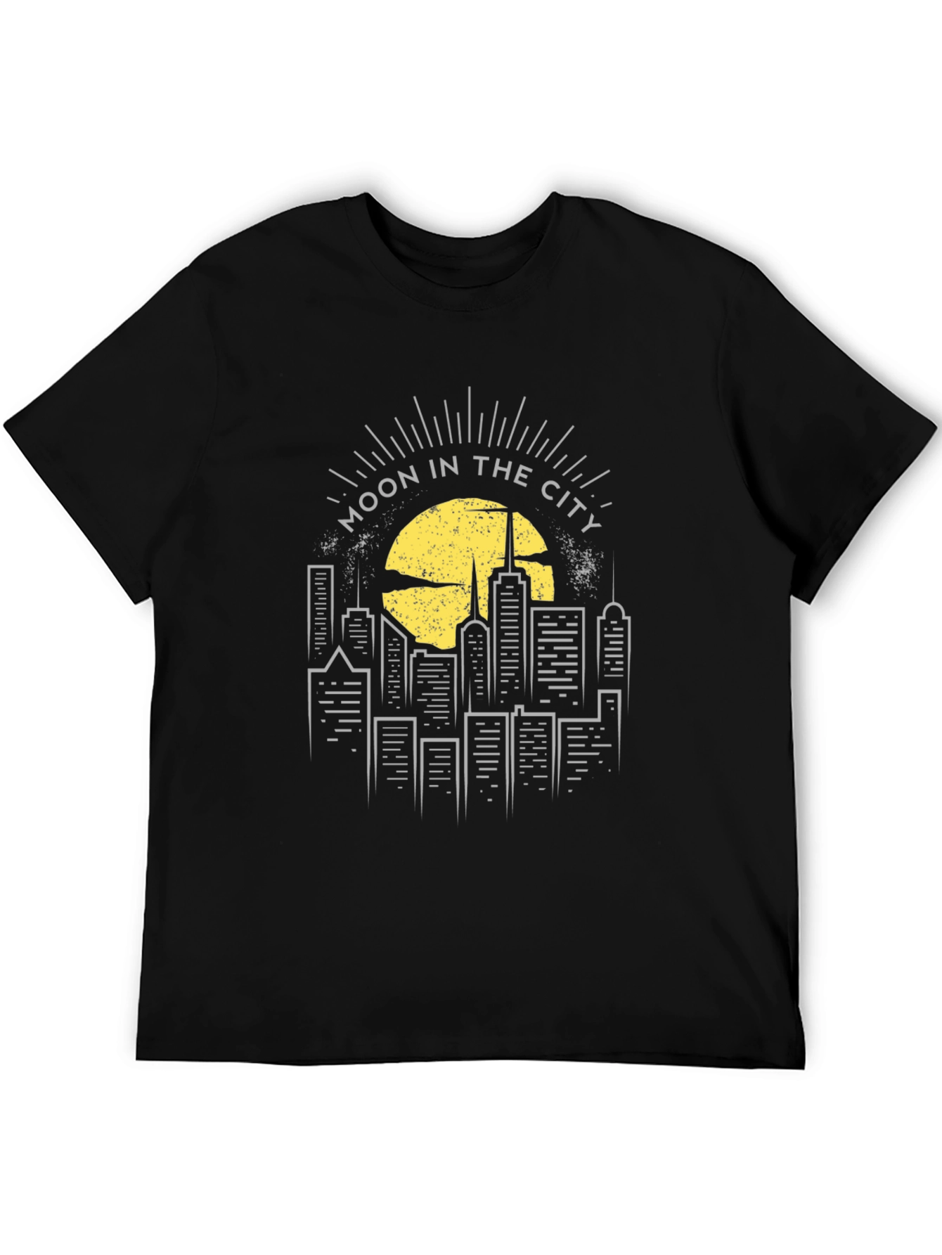 Black Moon in the City Graphic Tee - Black view 5