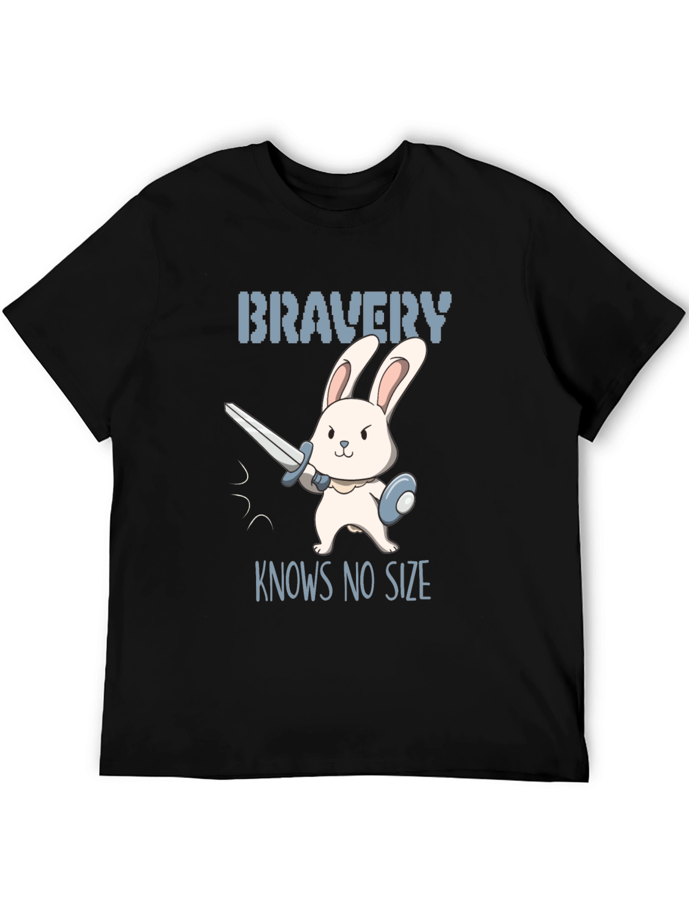 Black Bravery Knows No Size T-Shirt view 5