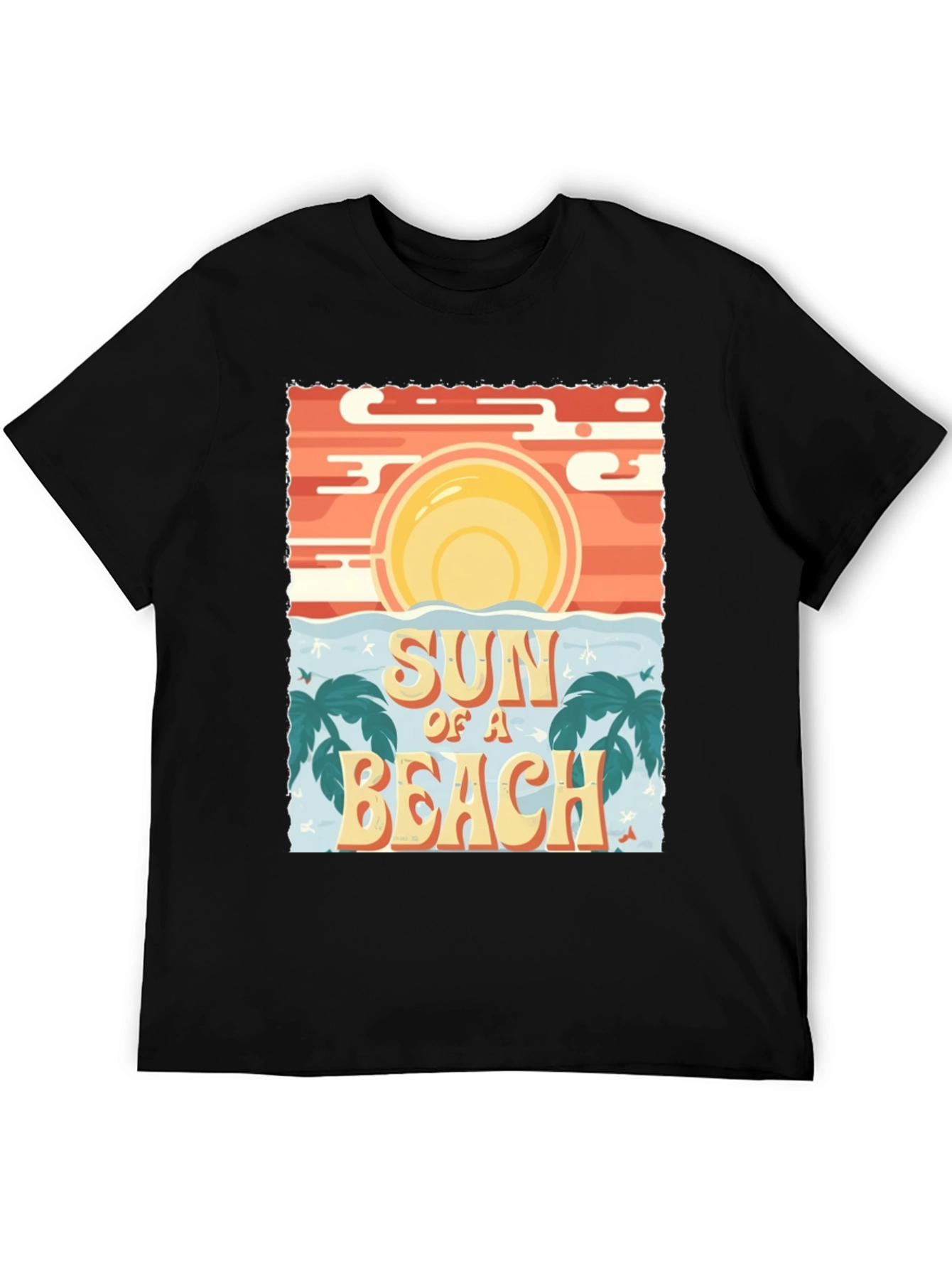 Black Sun of a Beach Graphic Tee view 5