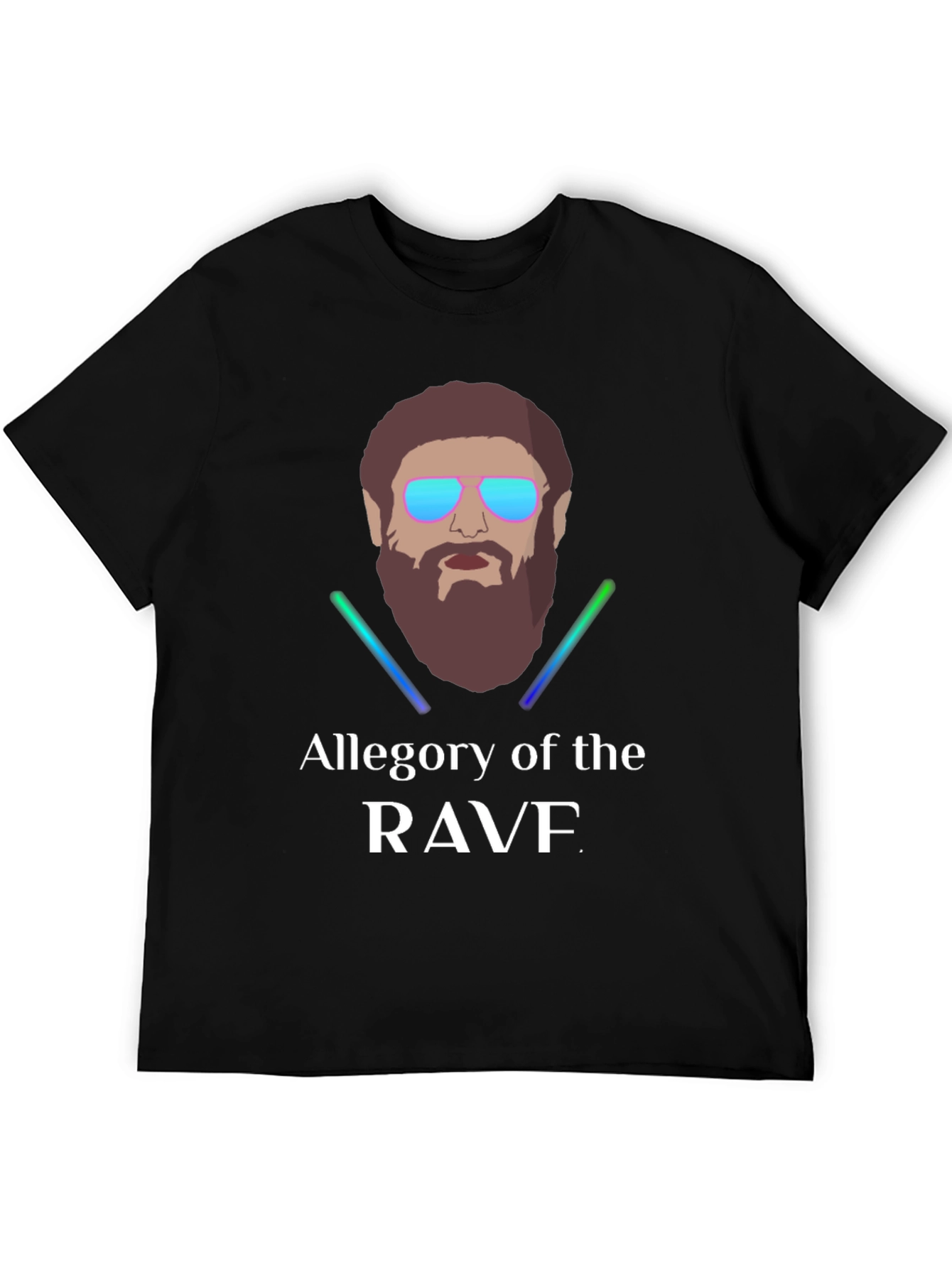 Black Allegory of the RAVF Graphic Tee view 5