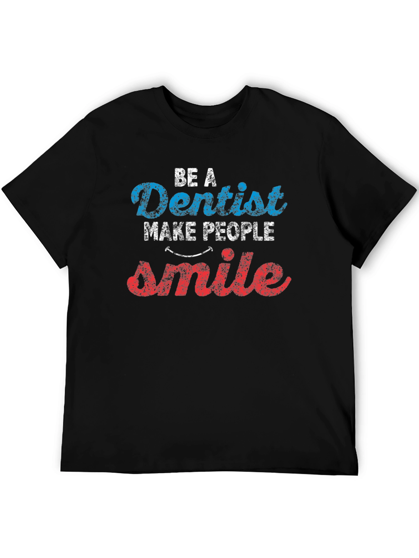 Black Dentist Smile Graphic T-Shirt view 5