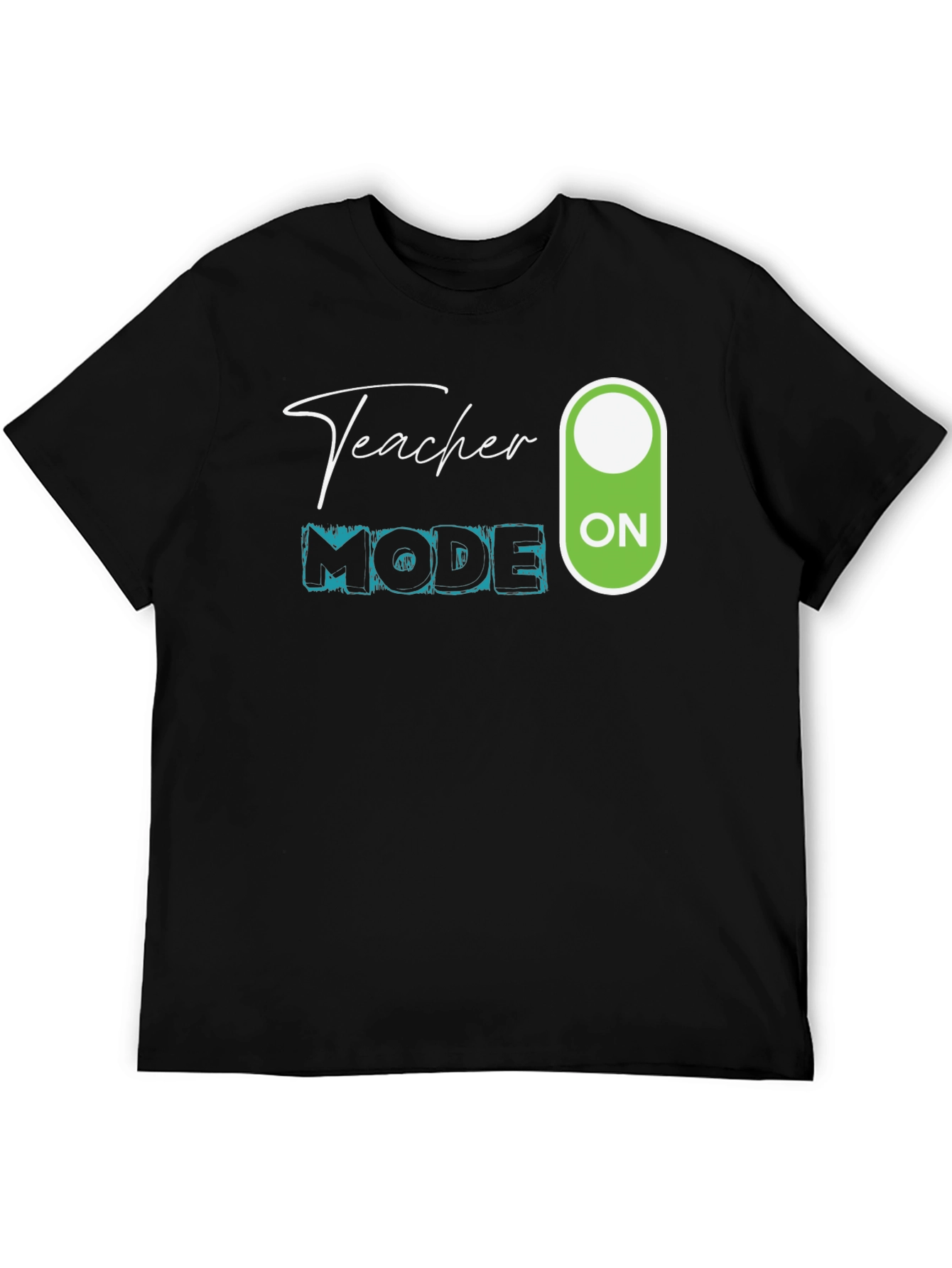Black Teacher Mode On T-Shirt view 5