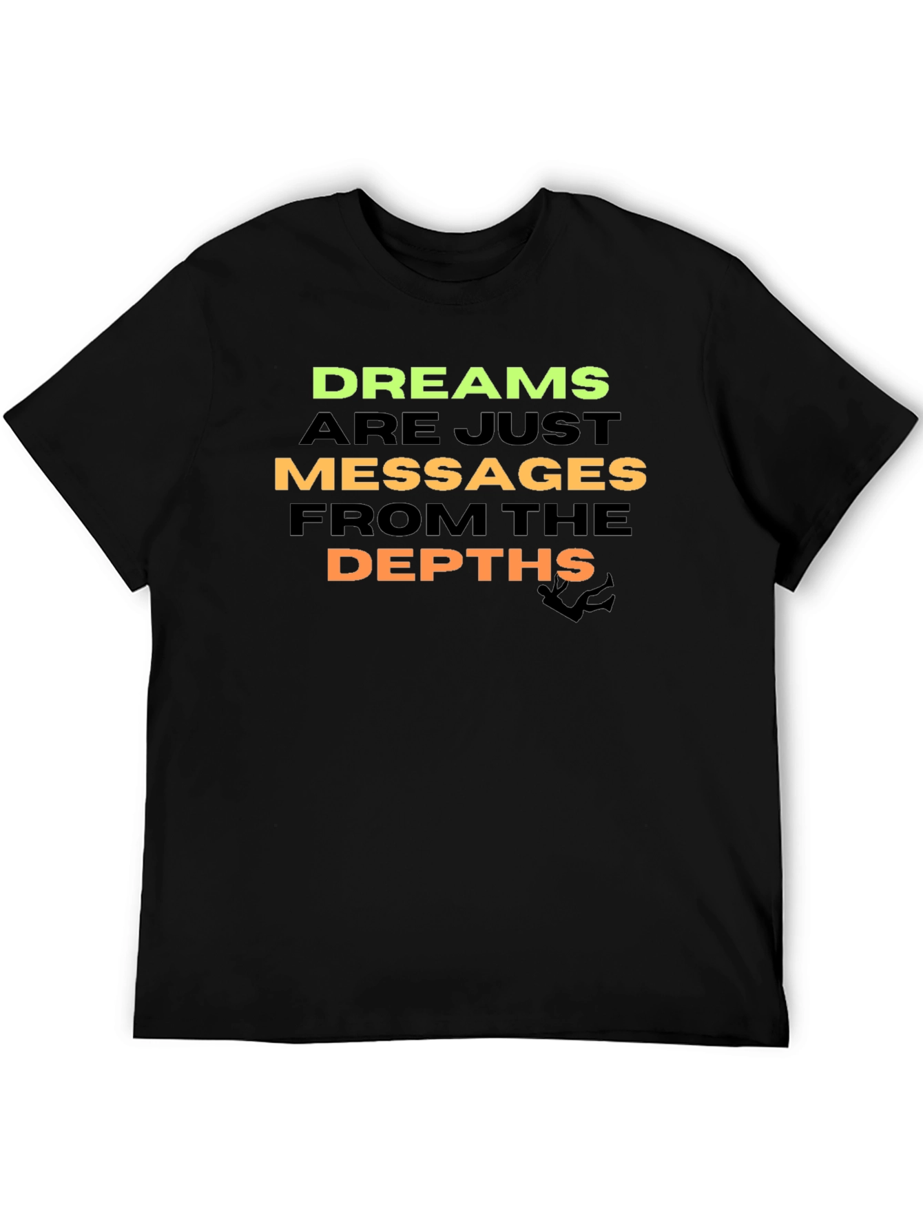 Black Dreams Depths Graphic T-Shirt - Unisex view 5