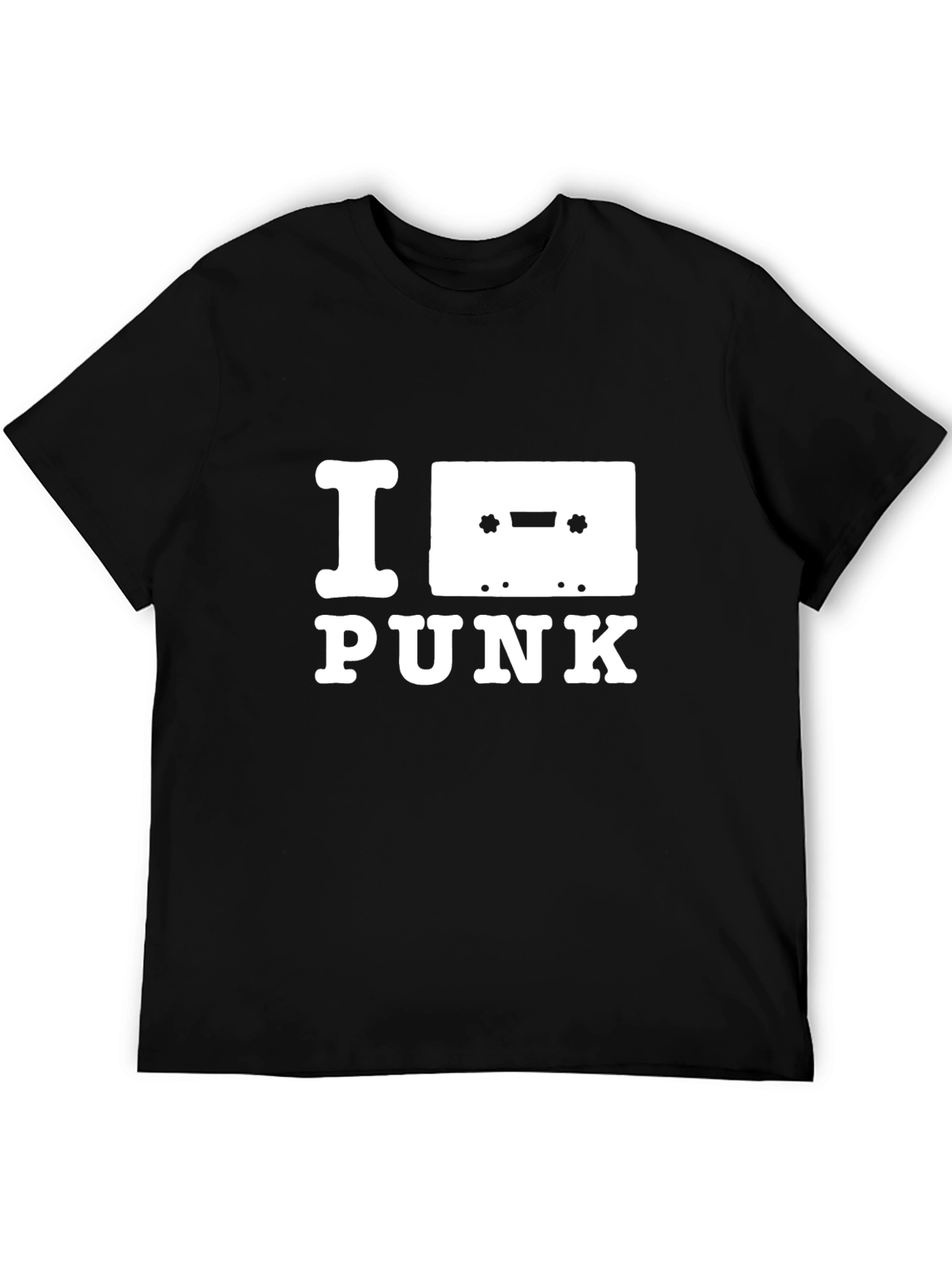 Black I Cassette Punk Graphic Tee - Black view 5