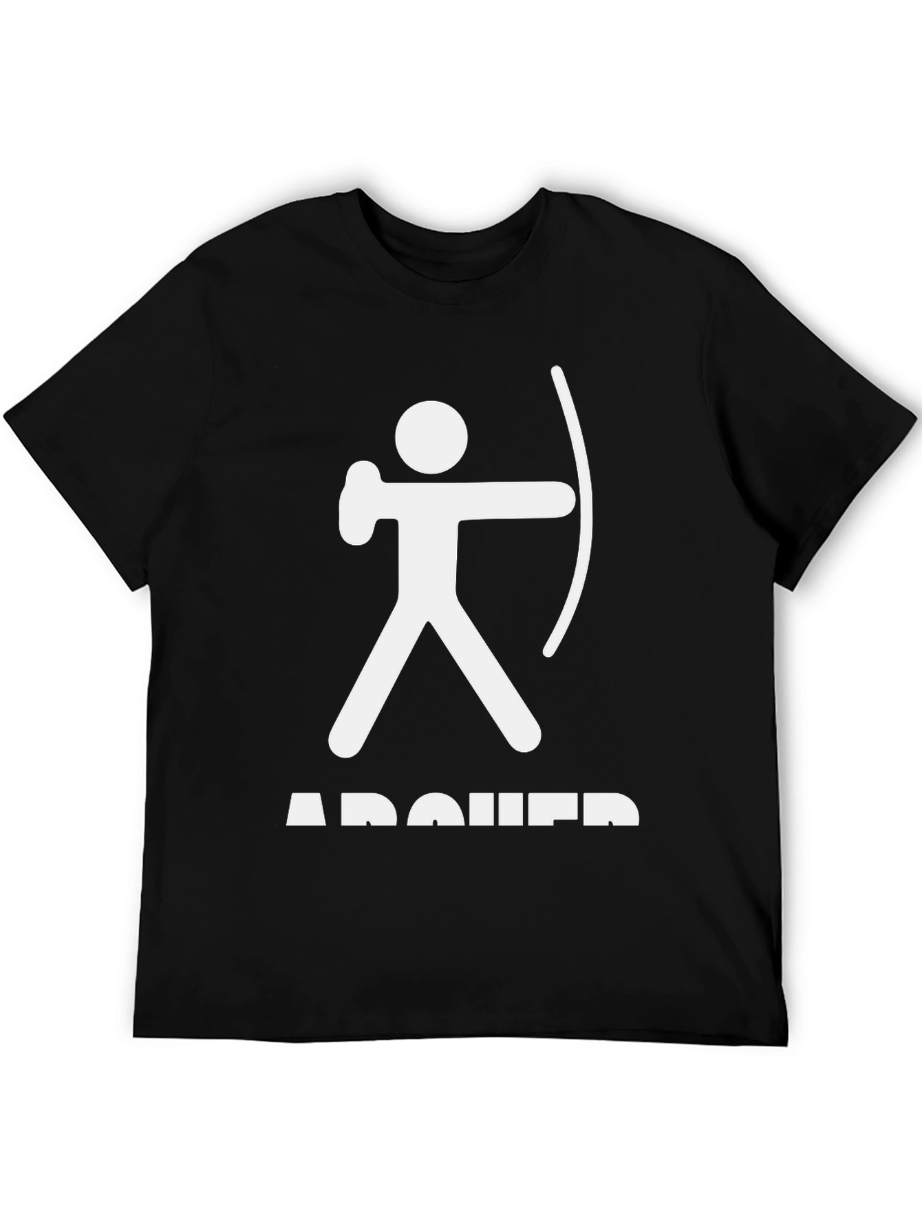 Black Archer Graphic T-Shirt - Black view 5