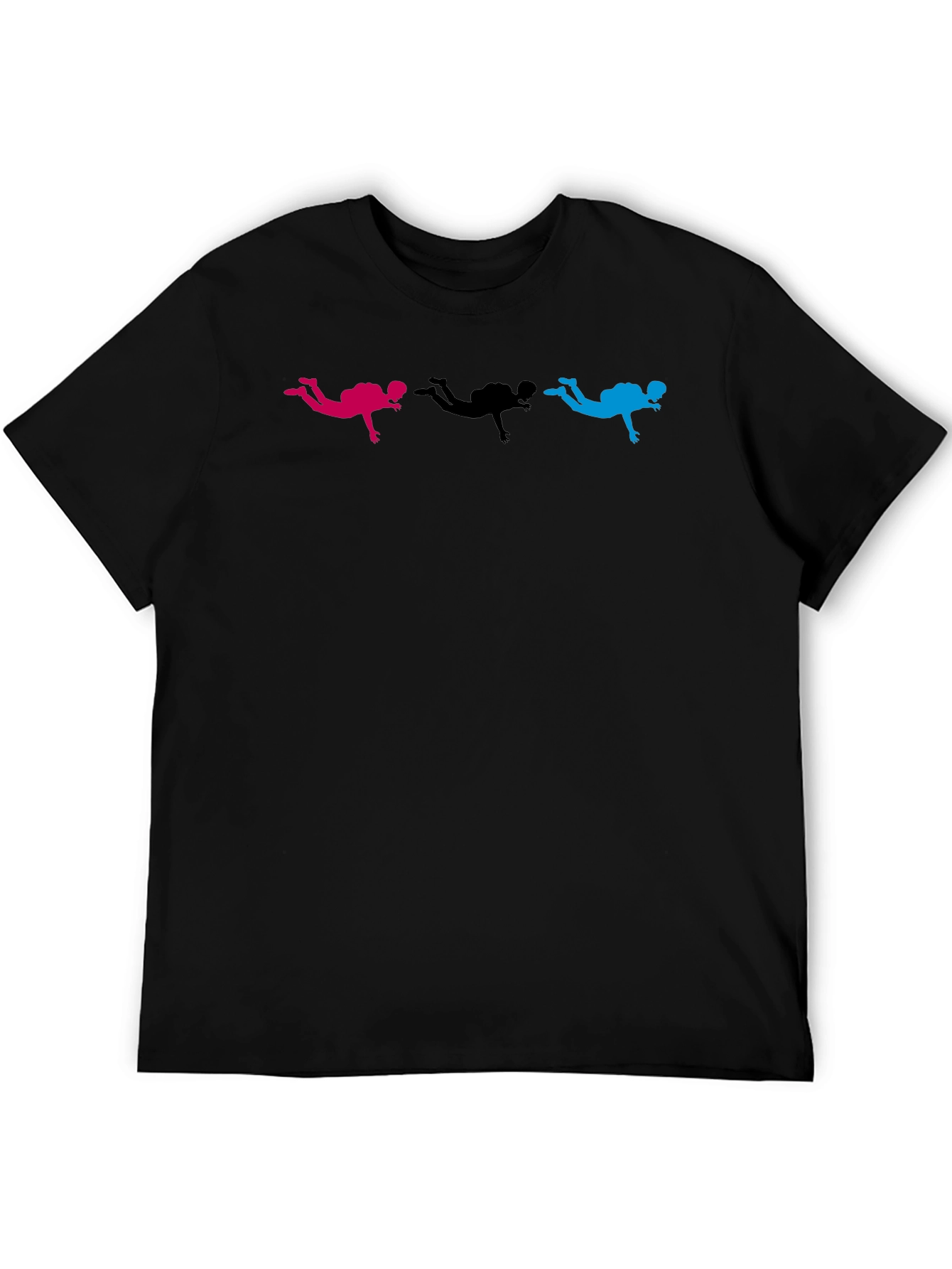 Black Skydiver Graphic Black T-Shirt view 5