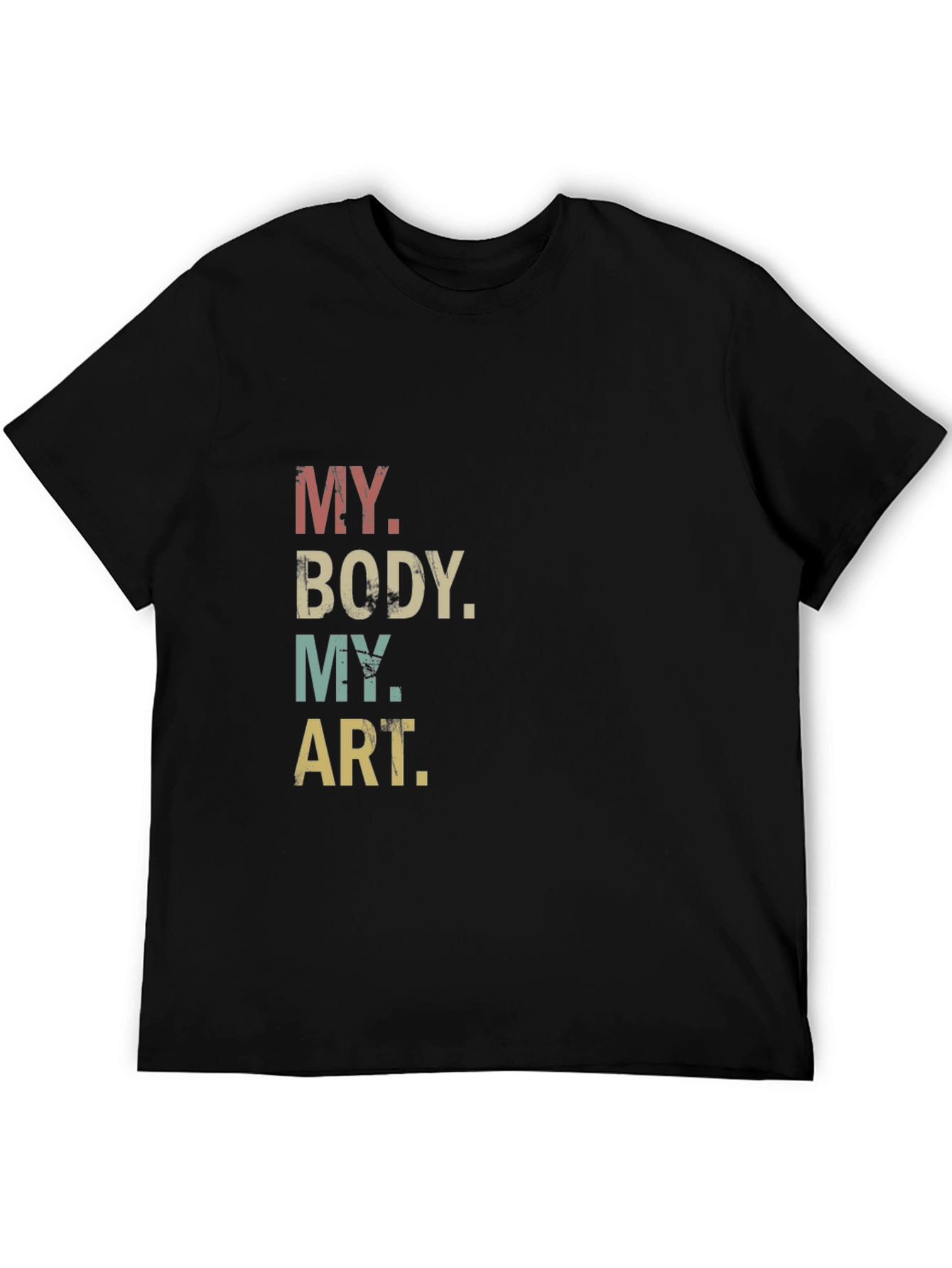 Black My Body, My Art T-Shirt view 5