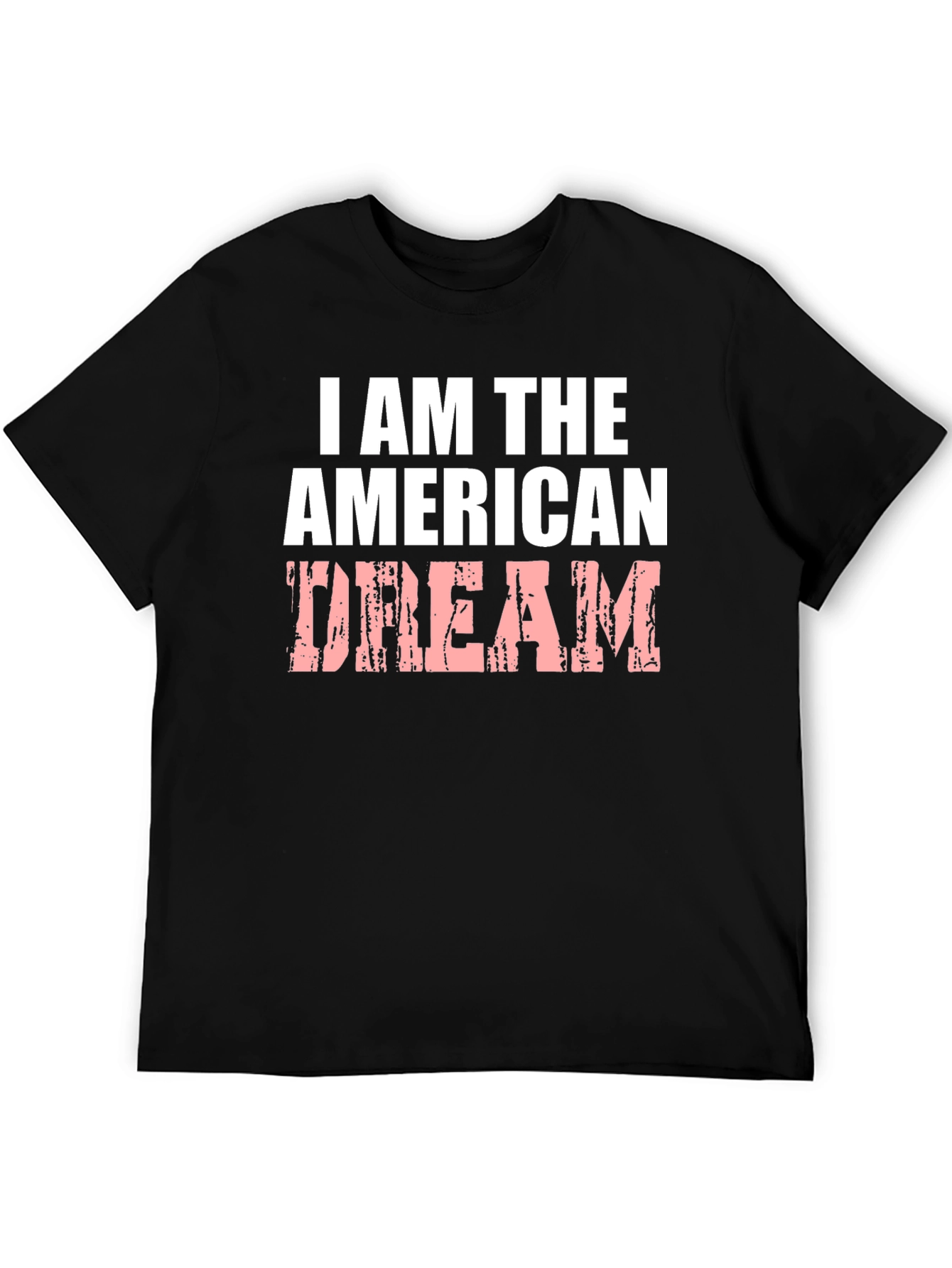 Black I AM THE AMERICAN DREAM T-Shirt view 5