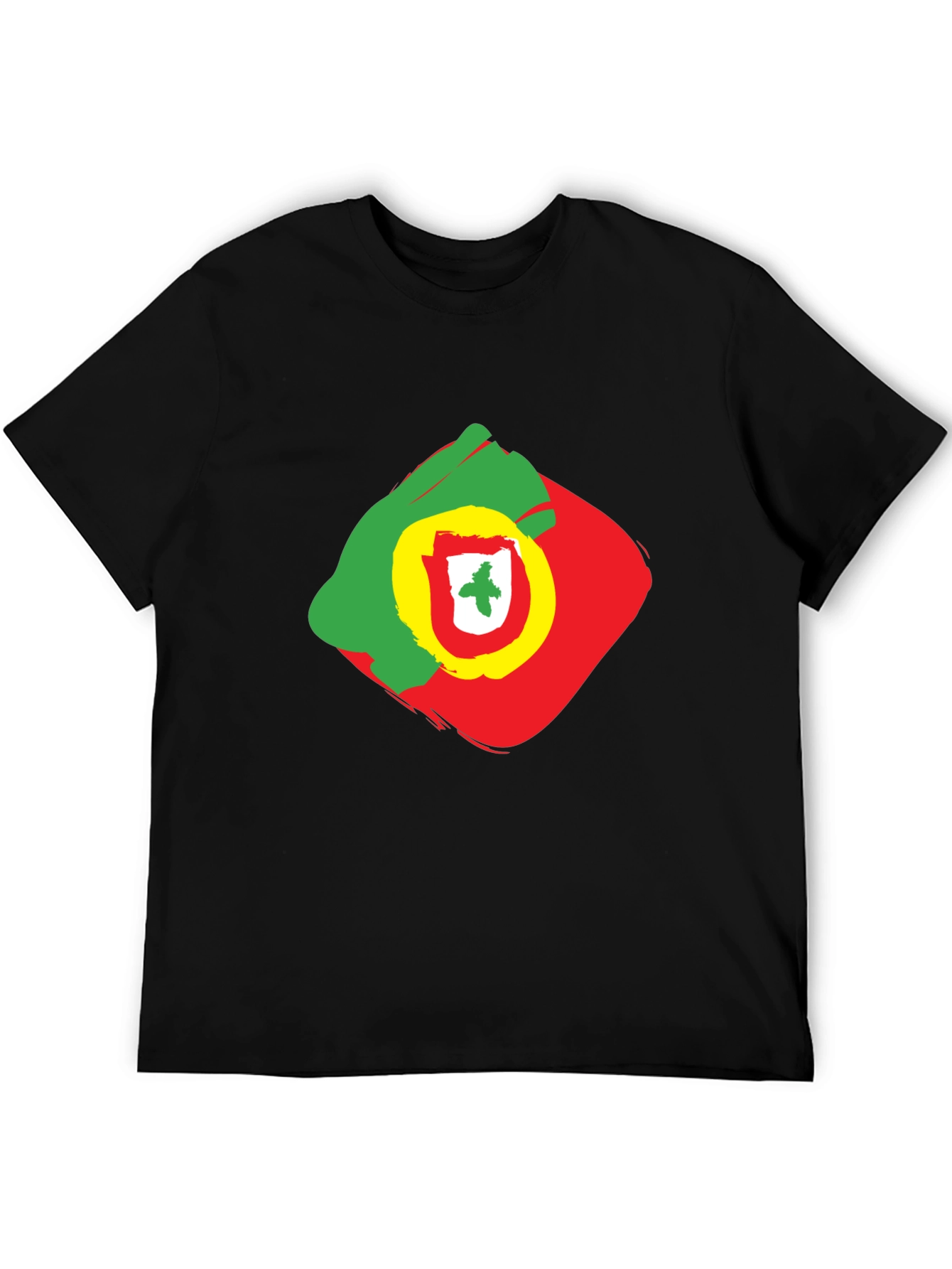 Portugal Flag Graphic Print T-Shirt - 5