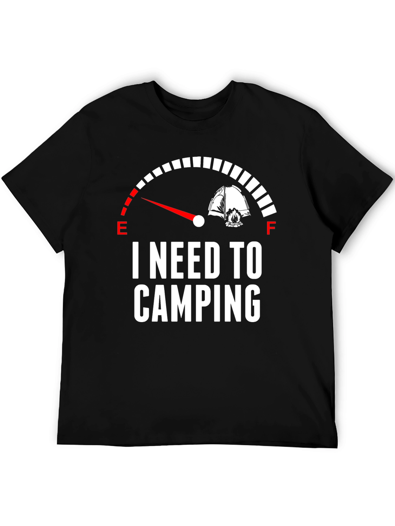 Black I Need To Camping Graphic Tee view 5