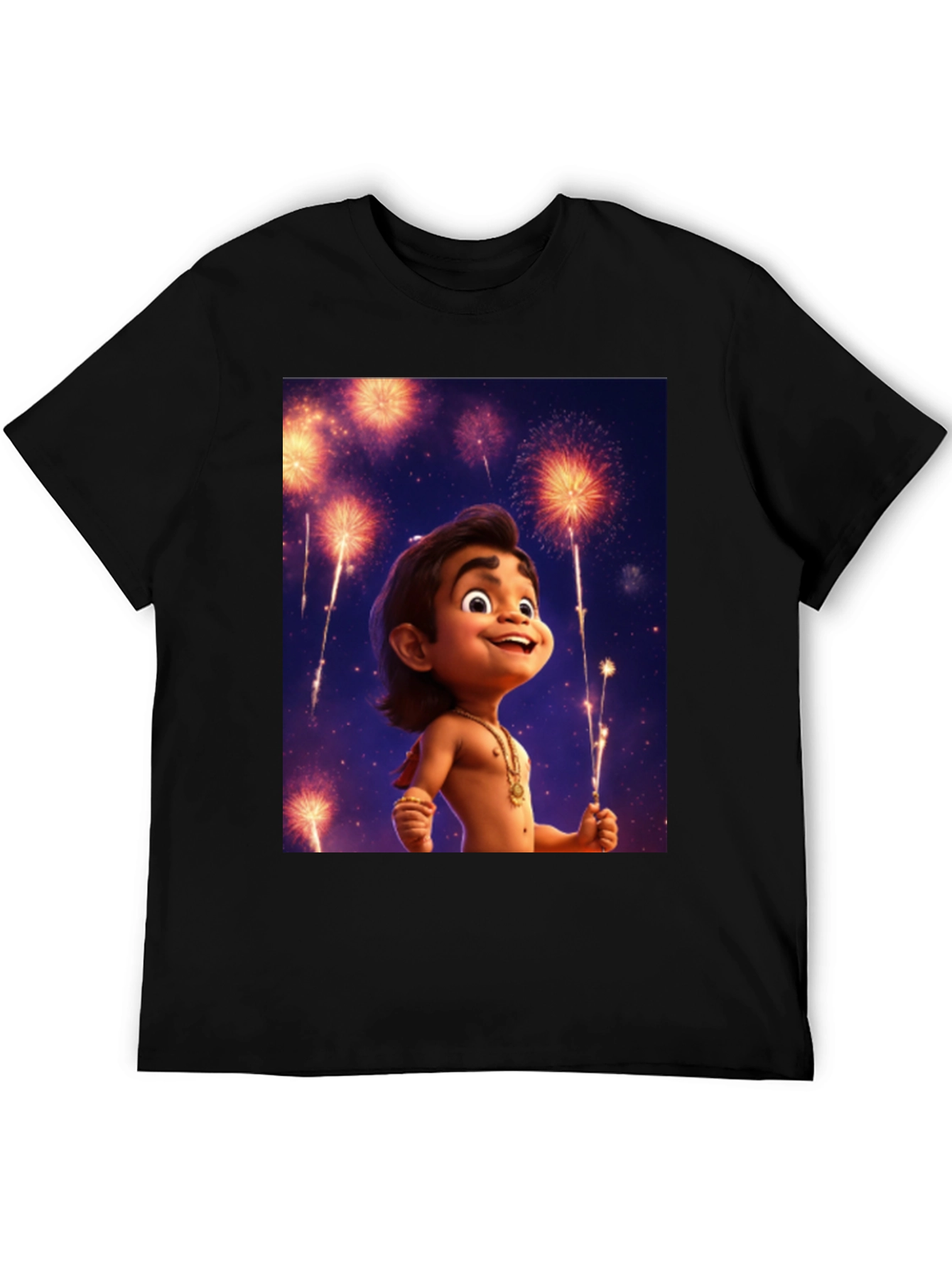 Maui Fireworks Cartoon T-Shirt - 5