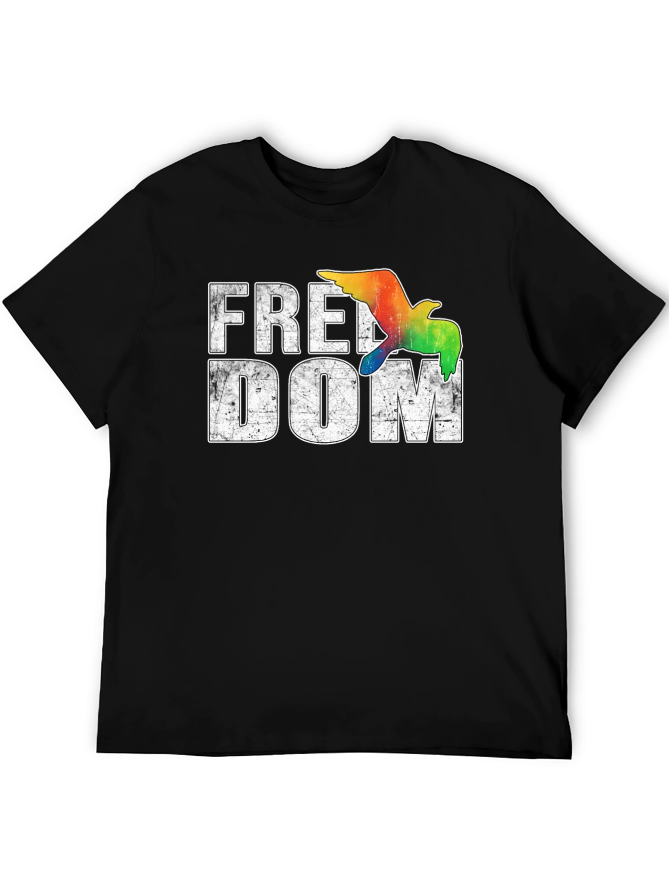 Black Freedom Bird Pride T-Shirt view 5