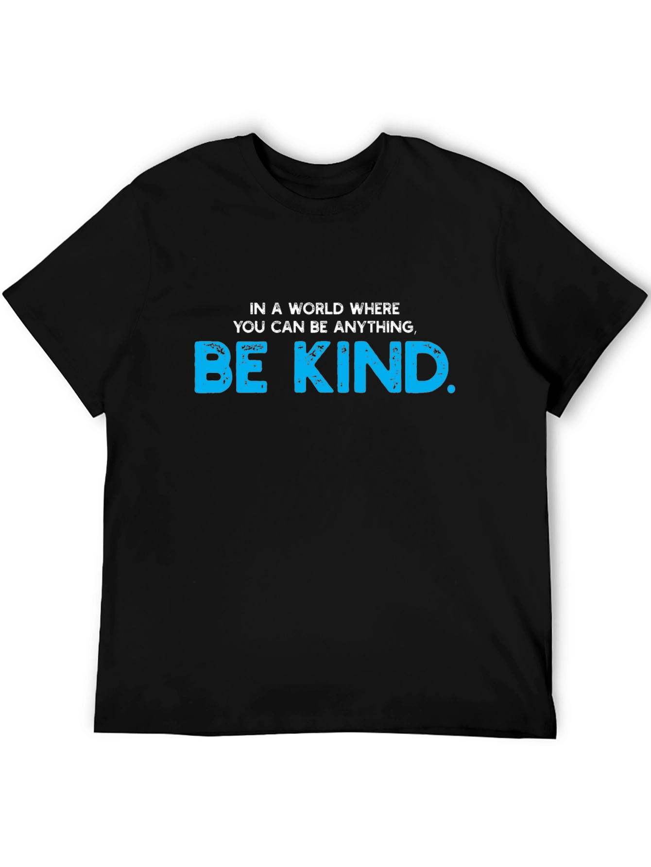 Black Be Kind Graphic T-Shirt - Inspirational Tee view 5