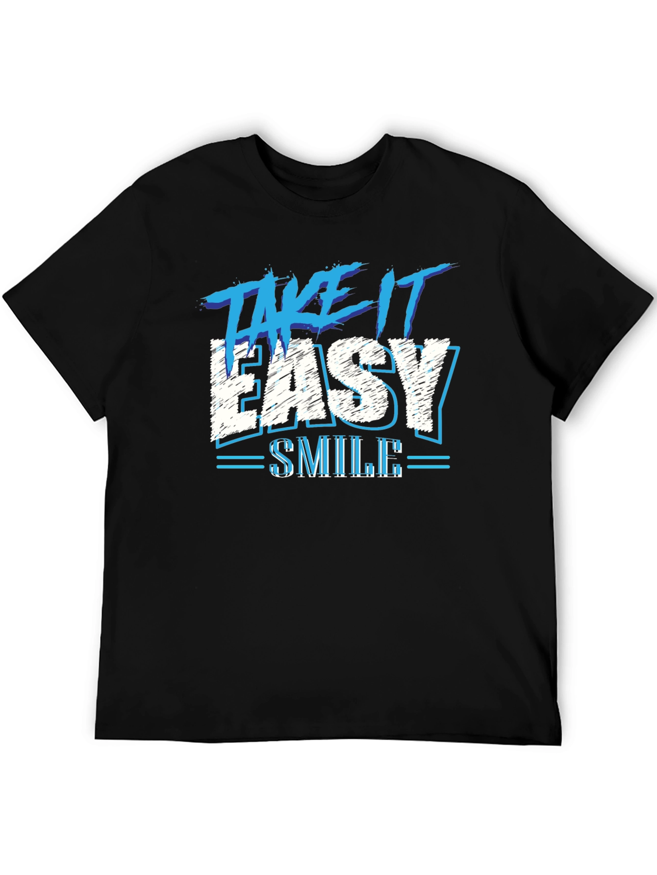 Black Take It Easy T-Shirt: Casual Style view 5