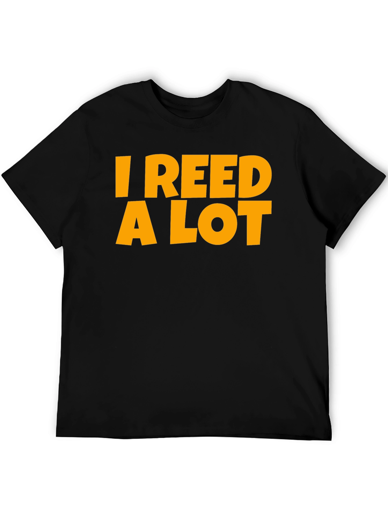 Black I Reed A Lot T-Shirt - Black Graphic Tee view 5
