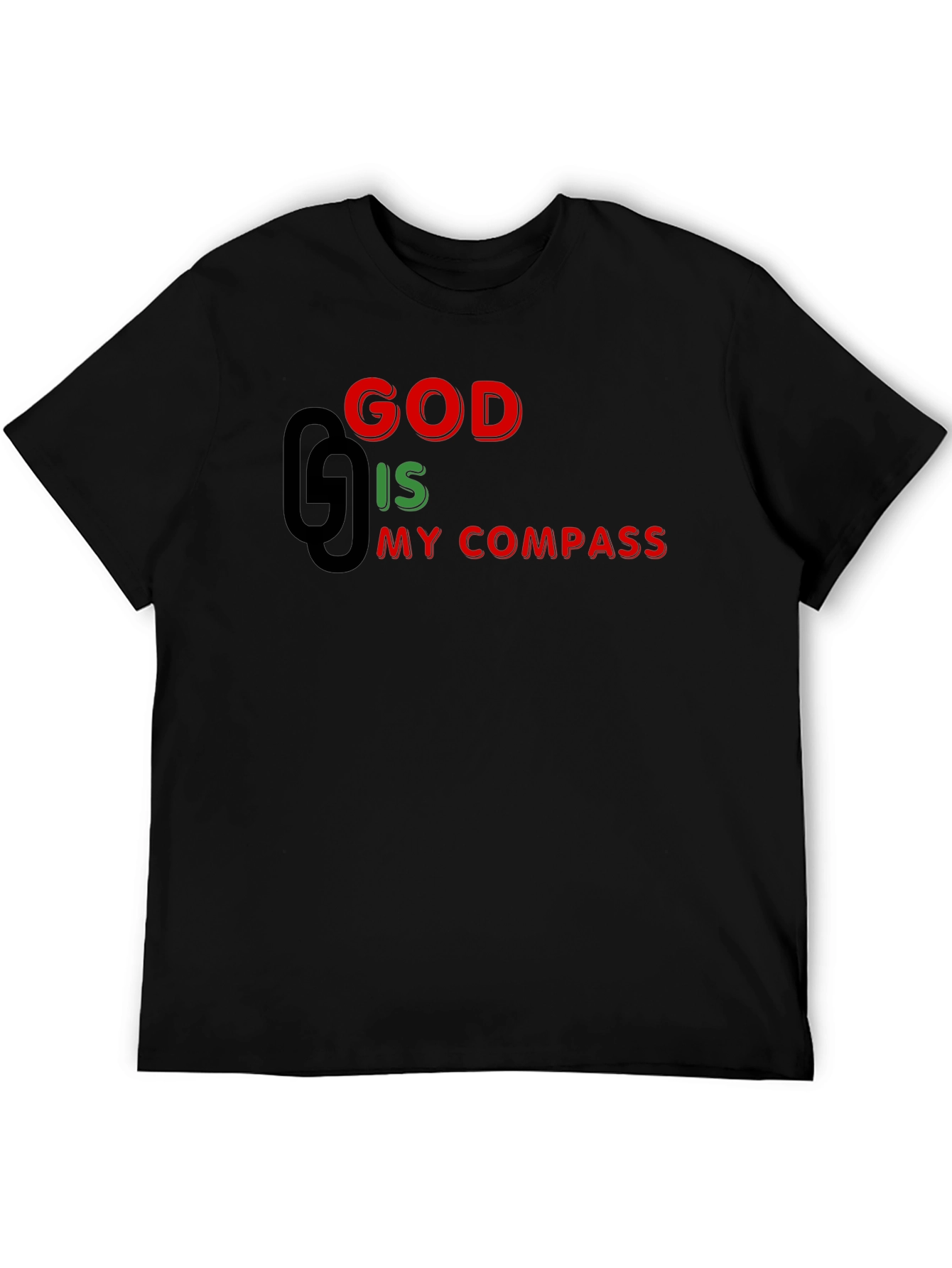 Black God is My Compass Graphic T-Shirt view 5