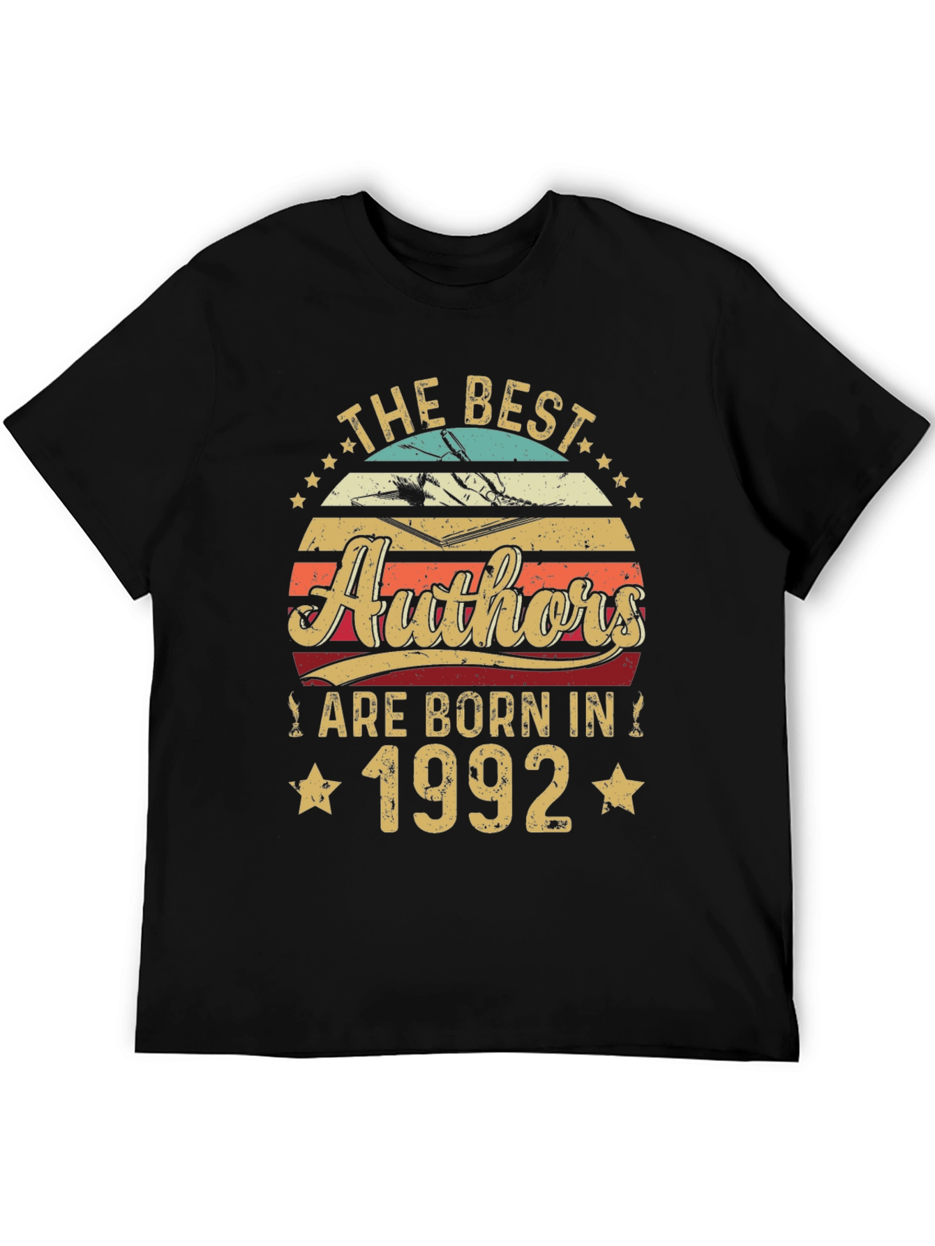Black The Best Authors Born in 1992 T-Shirt view 5