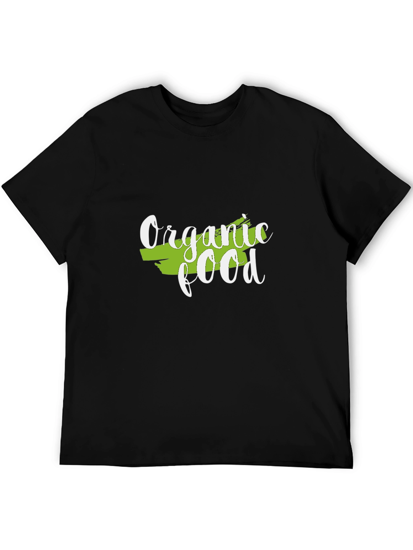 Black Organic Food Graphic Tee - Eco-Friendly Fashion view 5