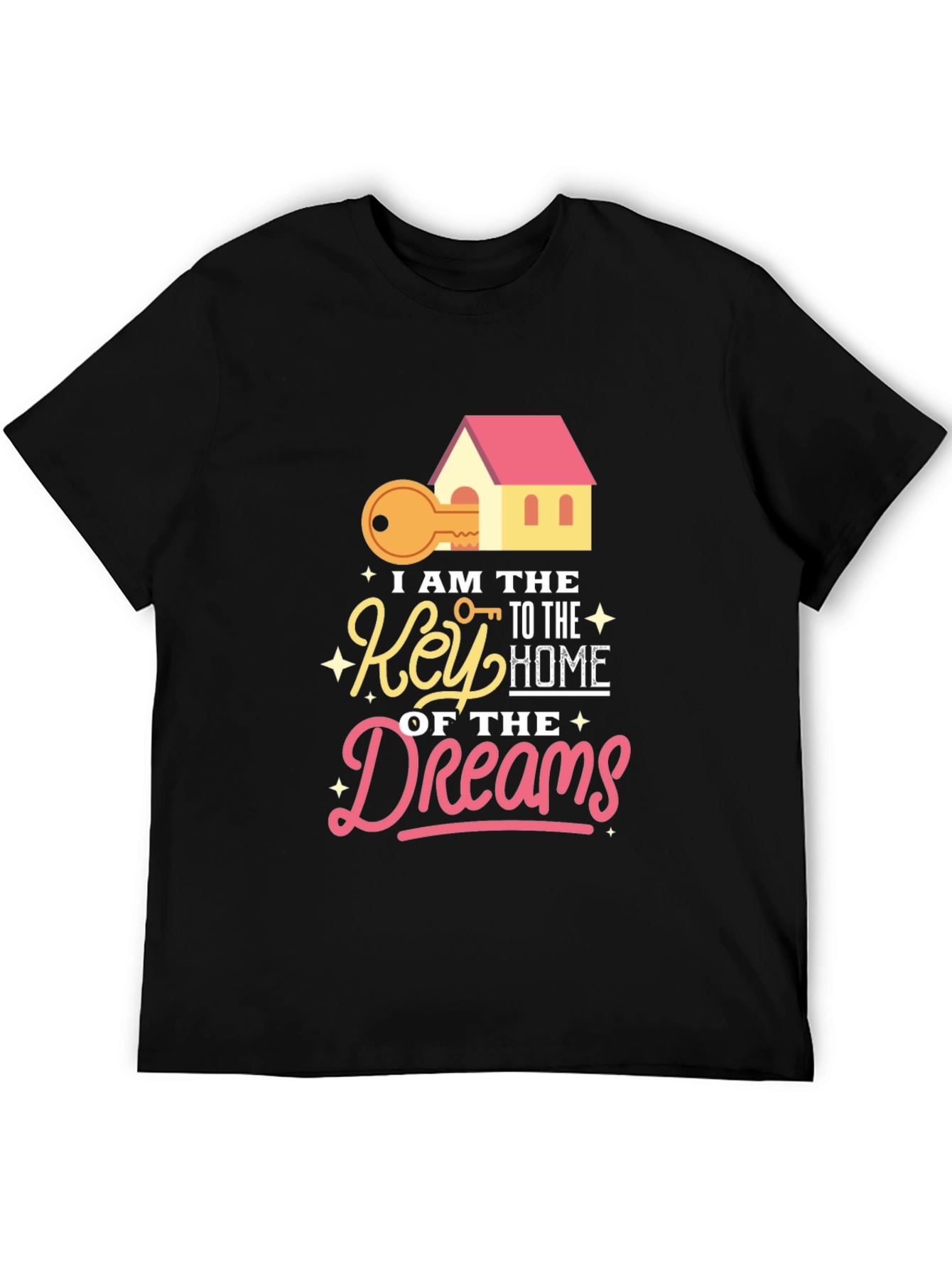 Black Key To Home Dreams Graphic T-Shirt view 5