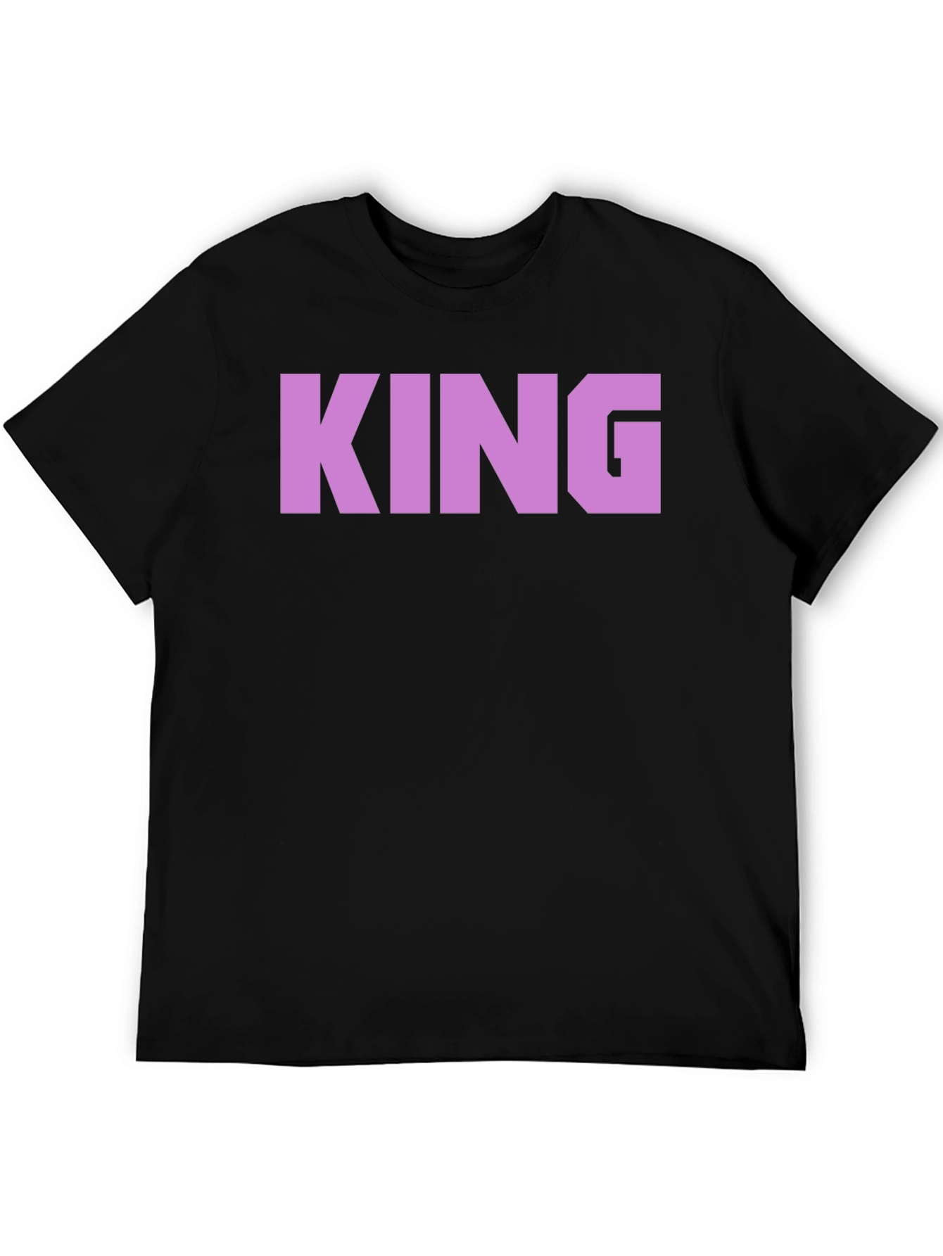 Black King Graphic Print Black T-Shirt view 5