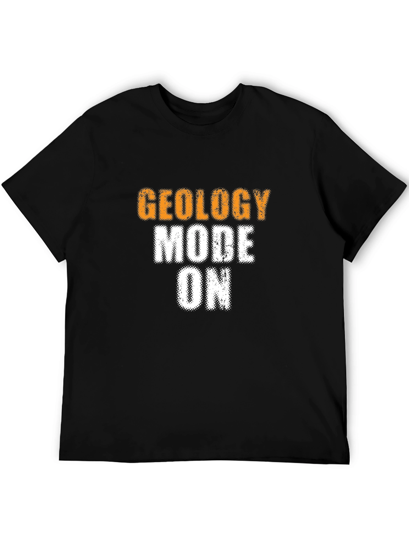 Black Geology Mode On Graphic Tee - Black view 5